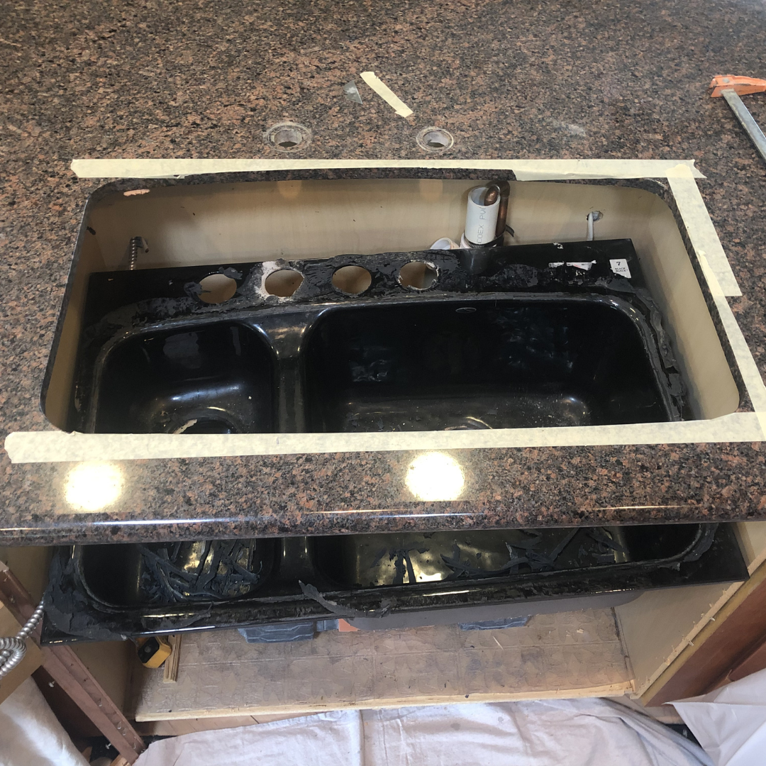 Undermount Sink Repairs, Retrofit Sink Cutout in Granite & Stone