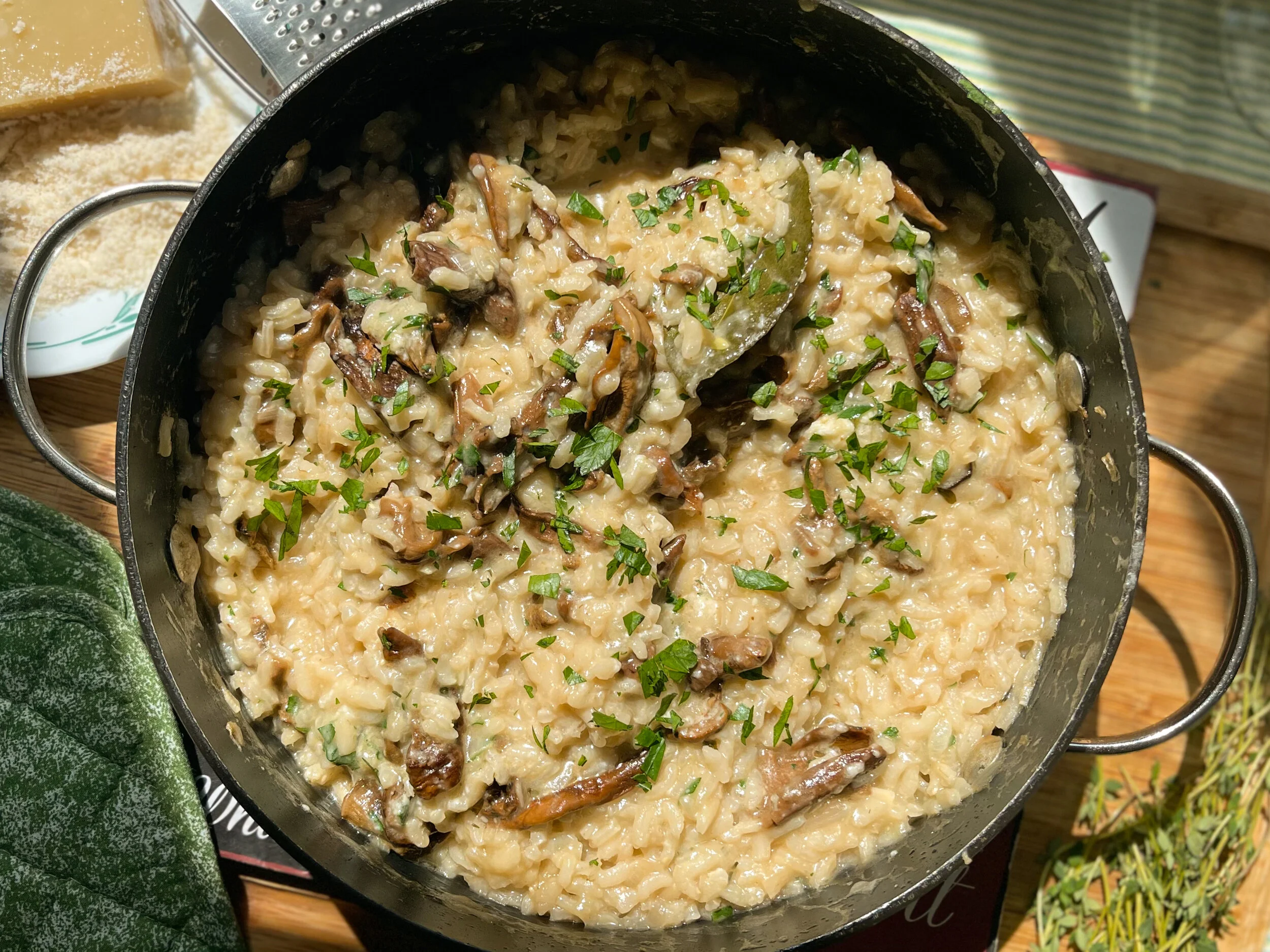 Mushroom Risotto (Risotto ai Funghi)