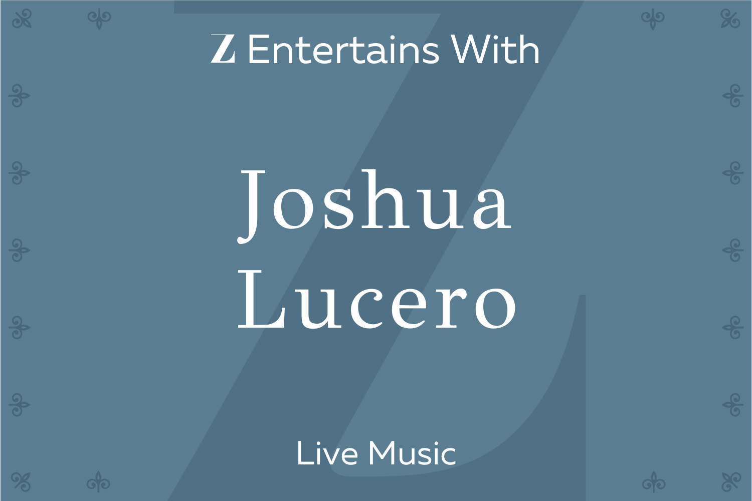 Saturday Music with Joshua Lucero