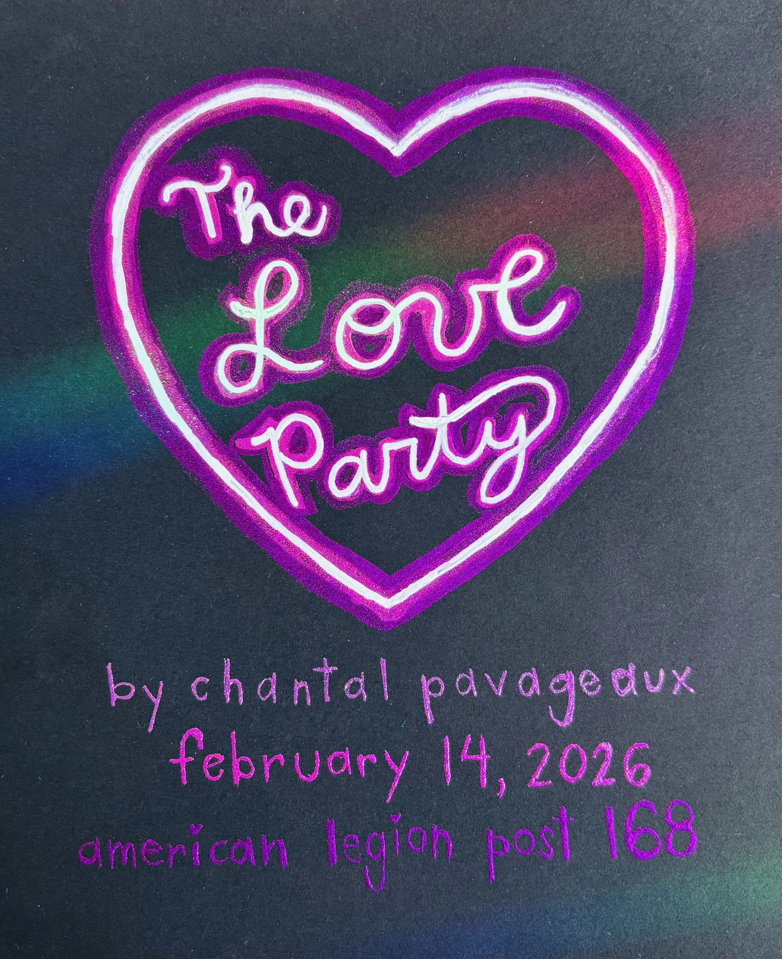 The Love Party: a new play by Chantal Pavageaux