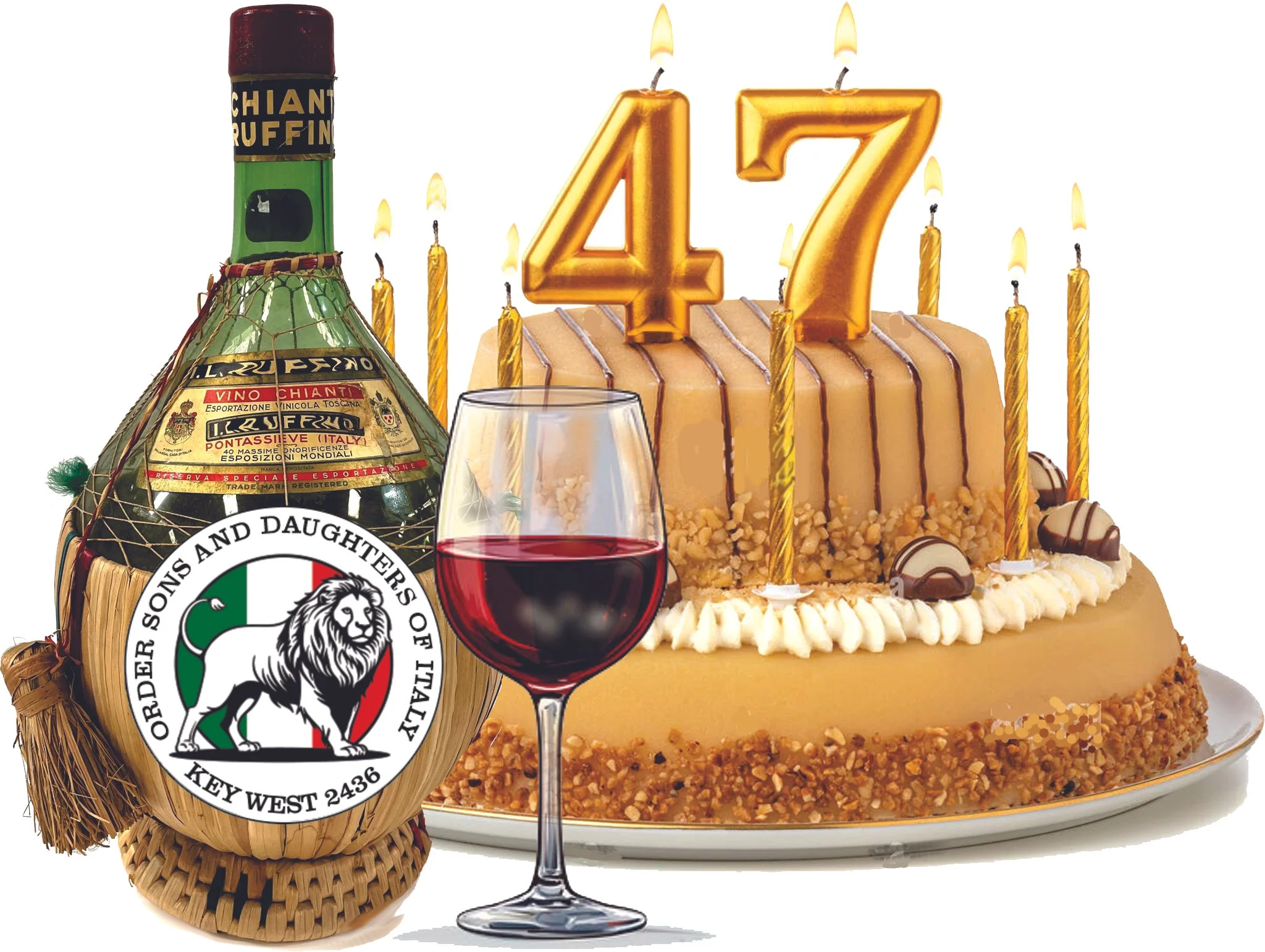 Sons and Daughters of Italy Key West Lodge 47th Birthday Party & Wine Tasting