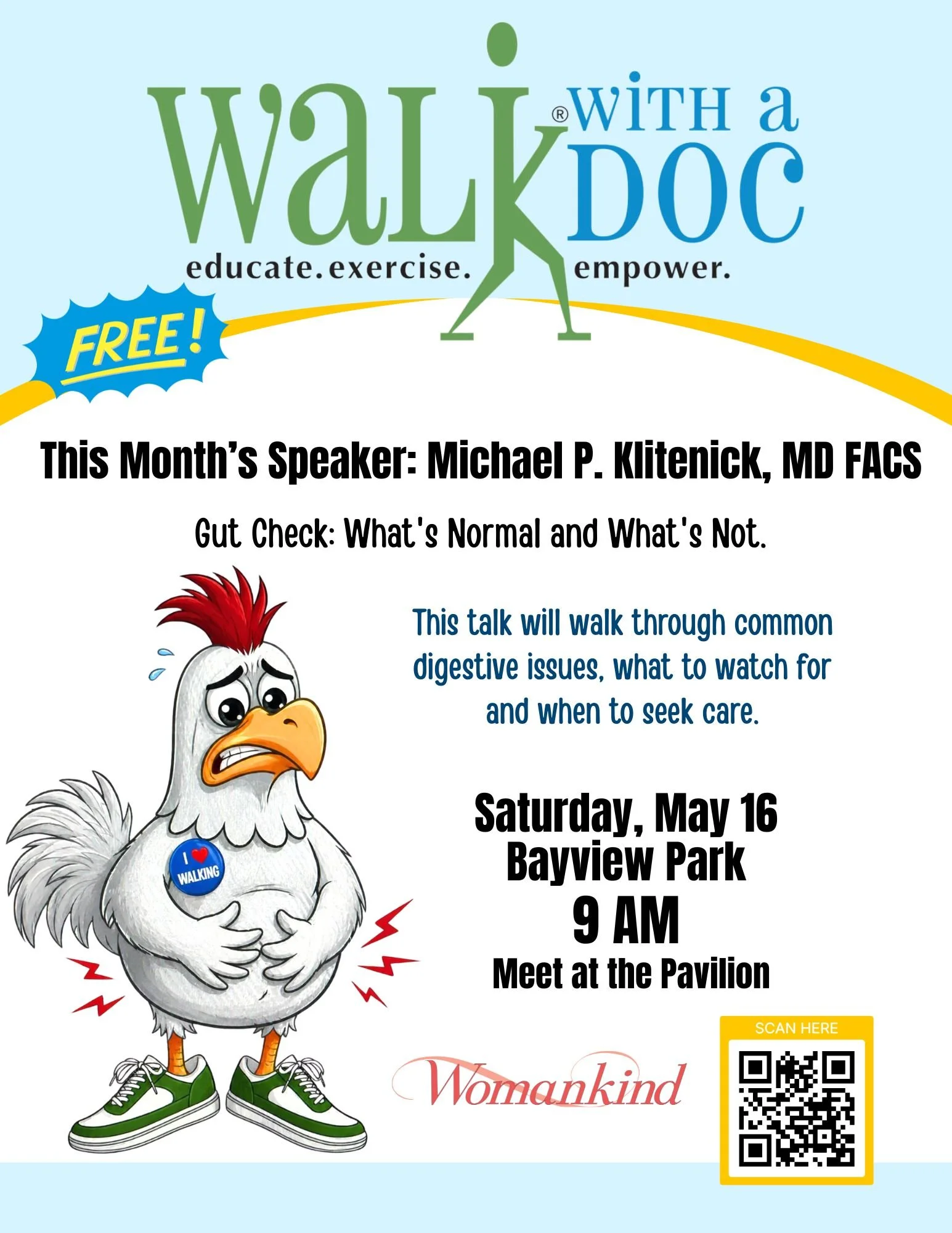 Walk with a Doc: Gut Check – What’s Normal and What’s Not
