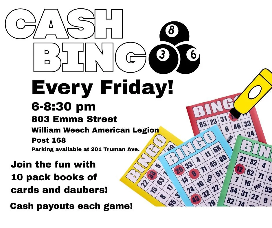Friday Night Cash Bingo