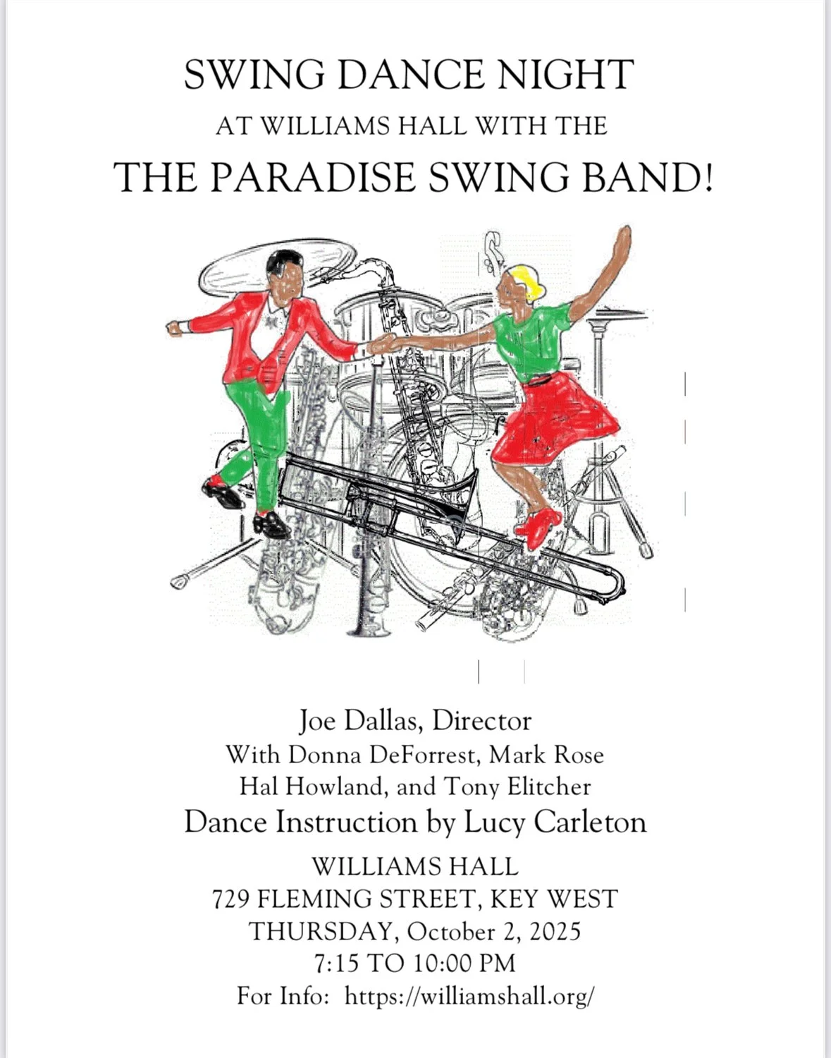 Swing Dance Night with the Paradise Swing Band