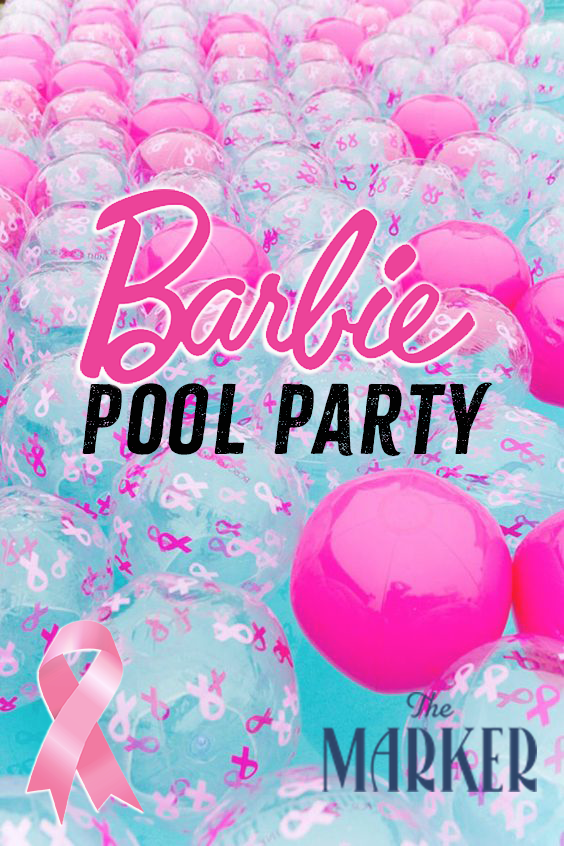 Barbie's Pink Pool Party for Breast Cancer Awareness