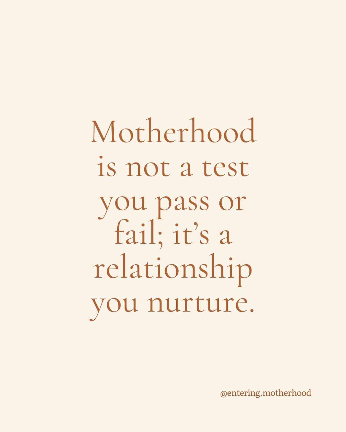 You&rsquo;re not being graded. There&rsquo;s no perfect score. What matters most is connection, not perfection. ❤️

#connectionoverperfection #enteringmotherhood #gentleparenting #newmomwisdom #motherhoodtruths