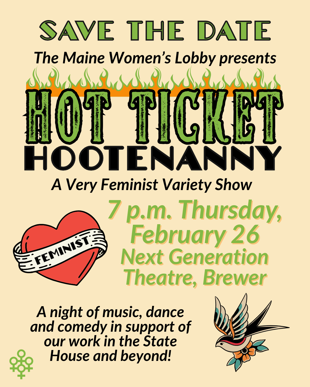 2026 Hot Ticket Hootenanny: A Very Feminist Variety Show
