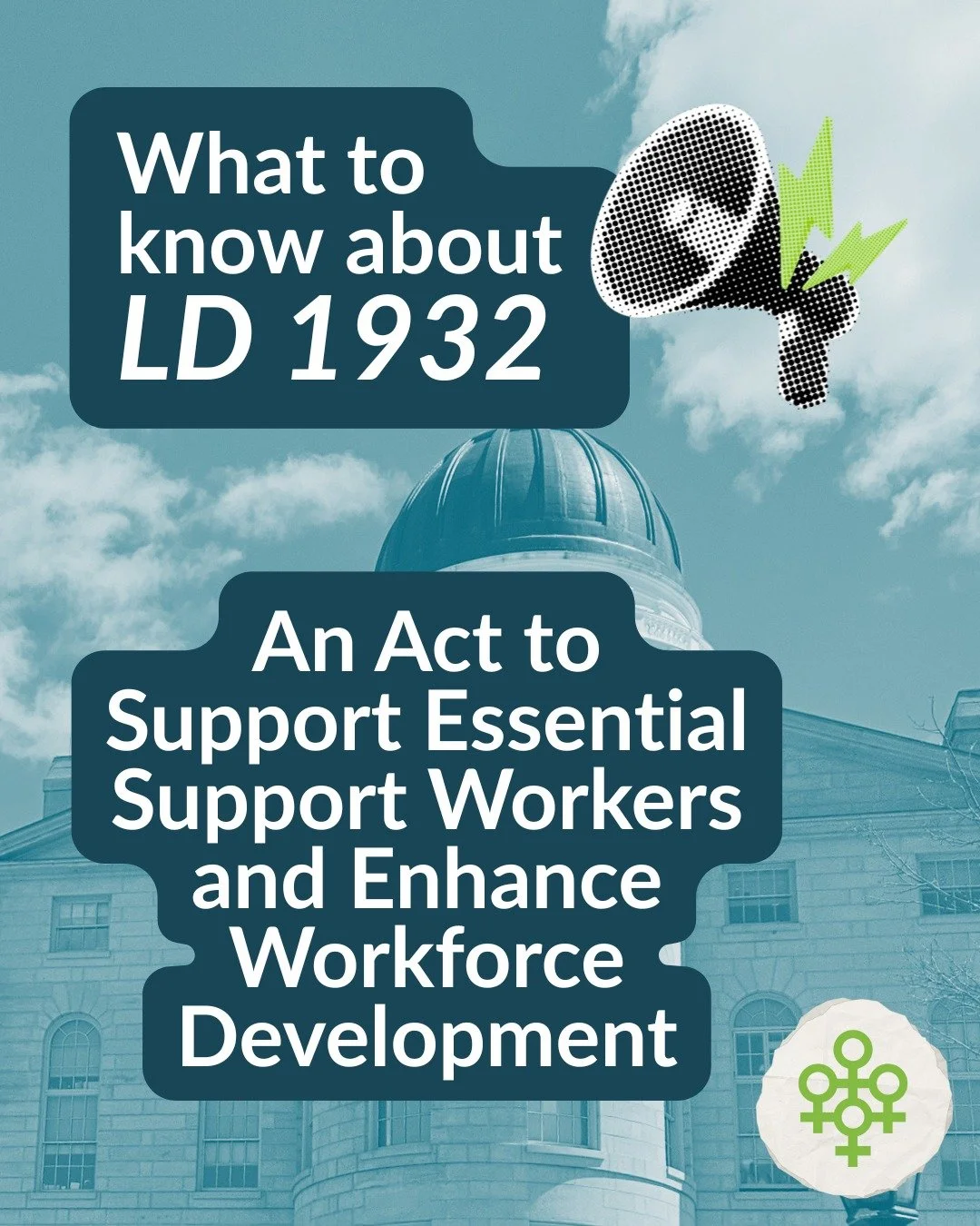 A hearing is set for 1 p.m. this Tuesday, January 20 for LD 1932: An Act to Support Essential Support Workers and Enhance Workforce Development. 

We're supporting this bill because essential workers like certified nursing assistants, direct care and