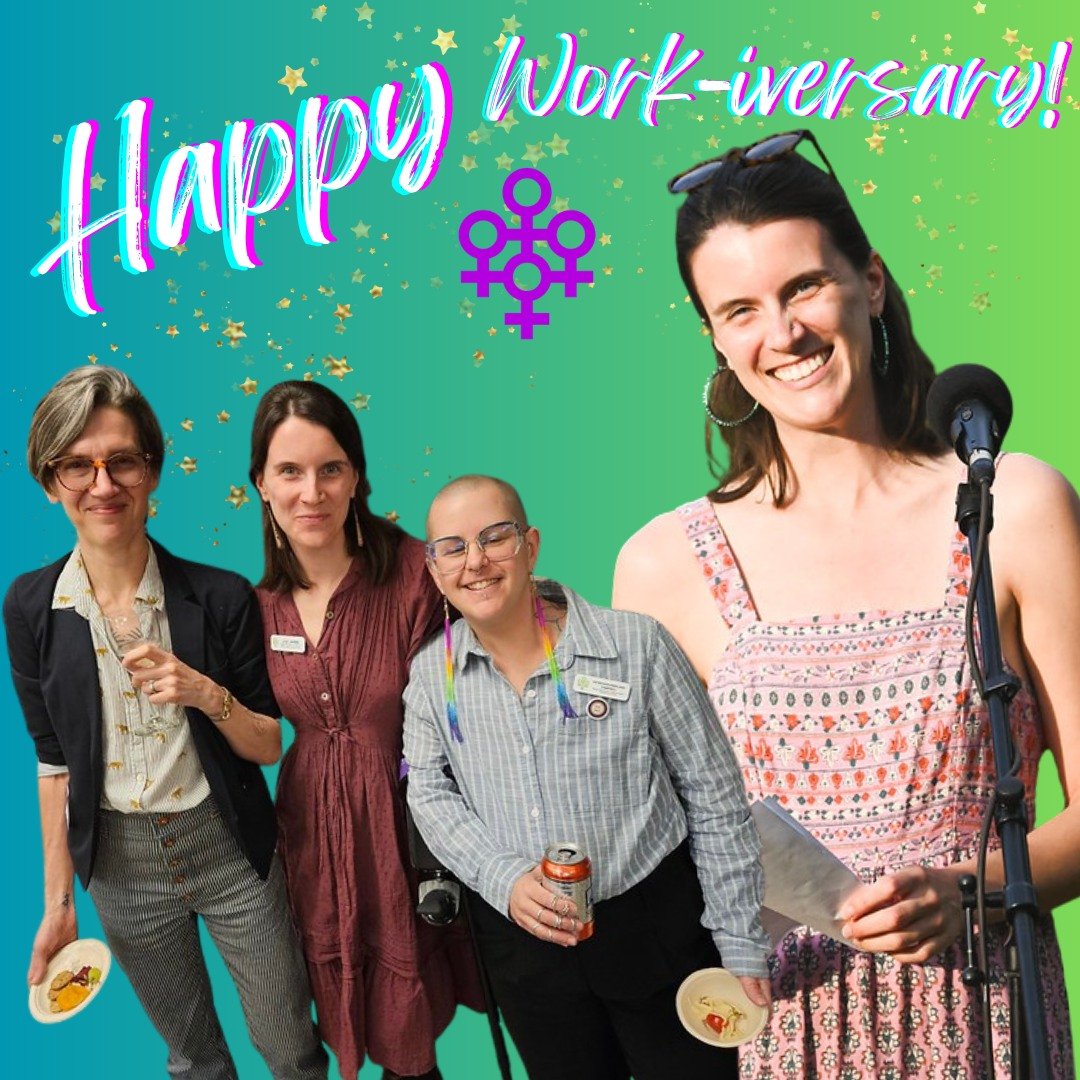 Today we're celebrating our teammates Lily and Emily, who both had work-iversaries lately! 

Emily, our our Communications Coordinator, has just finished one year of keeping our community connected and informed (have you seen our beautiful new websit