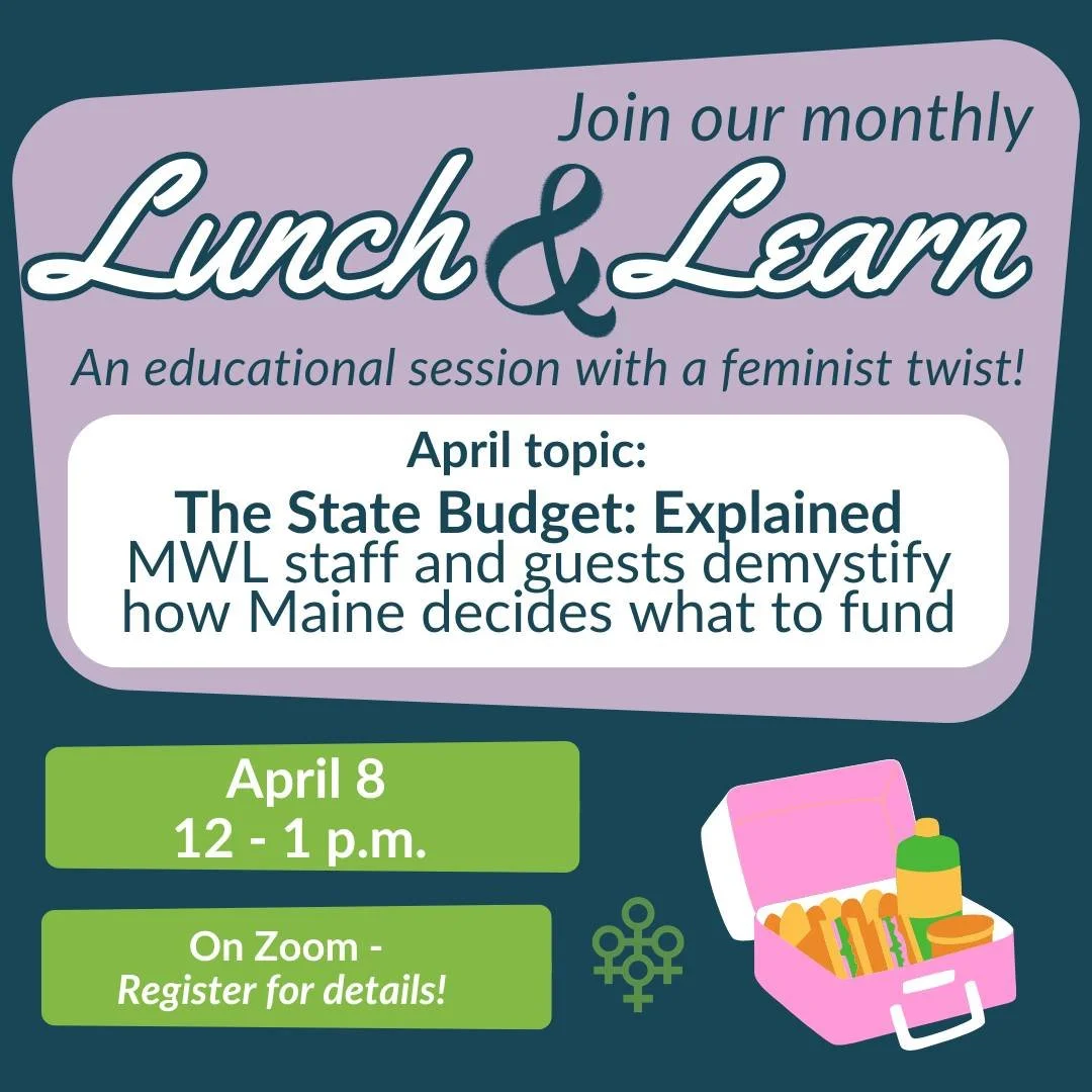 Our April Lunch &amp; Learn is coming up tomorrow, April 8, and this month will feature an overview of the state budget process followed by a discussion, so you have everything you need to be confident when you advocate for policies (and the necessar