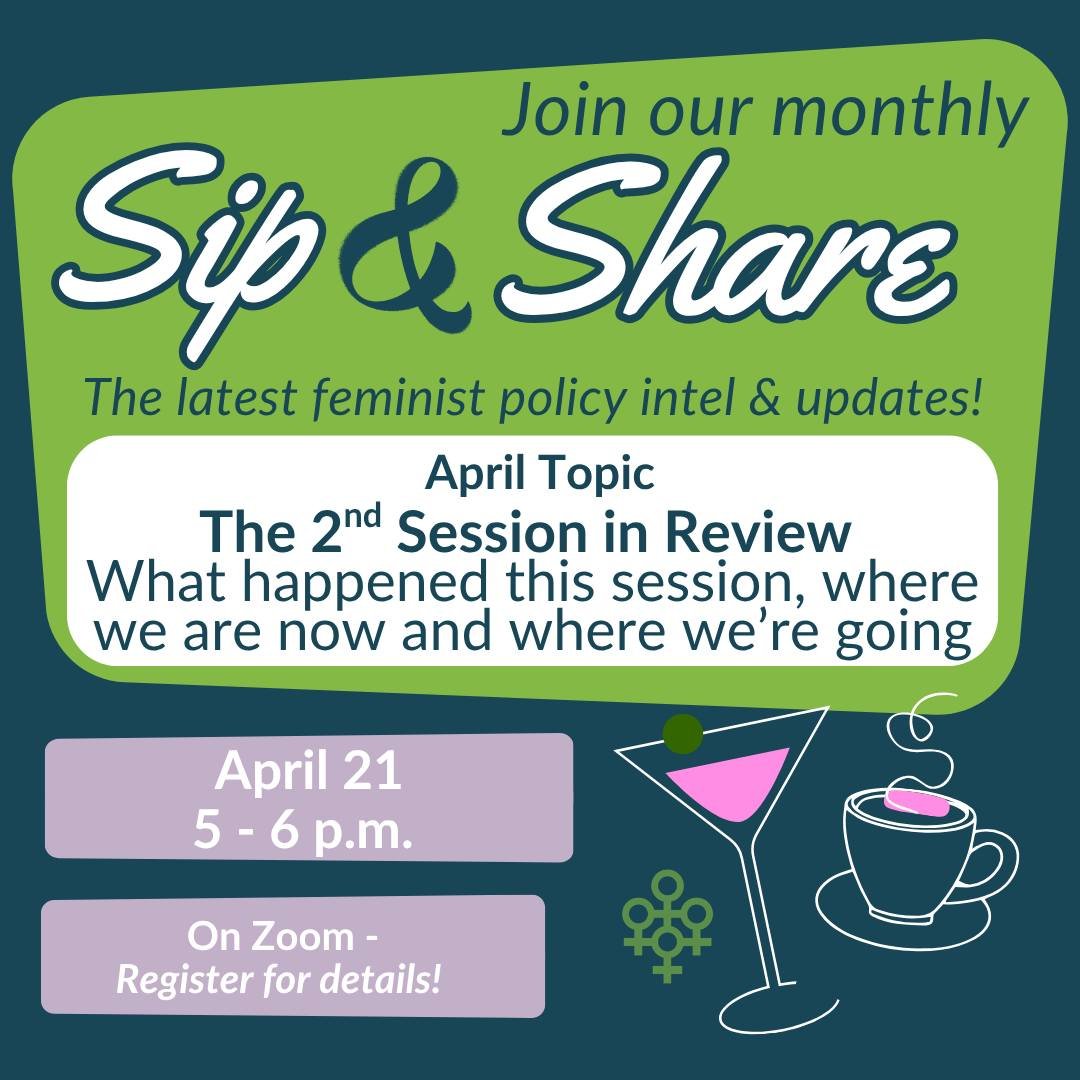 Tonight! Grab your favorite bevvy and sit down with us at 5 p.m. for our last sip and share of the season - a debrief on the second session! We'll get into everything that happened during the second session of the 132nd Maine Legislature; the good, t