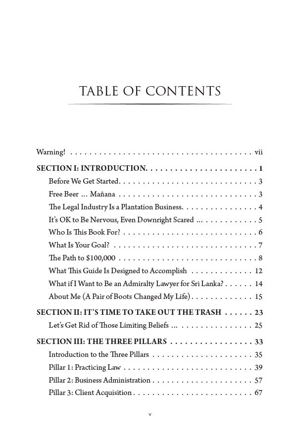Table of Contents
