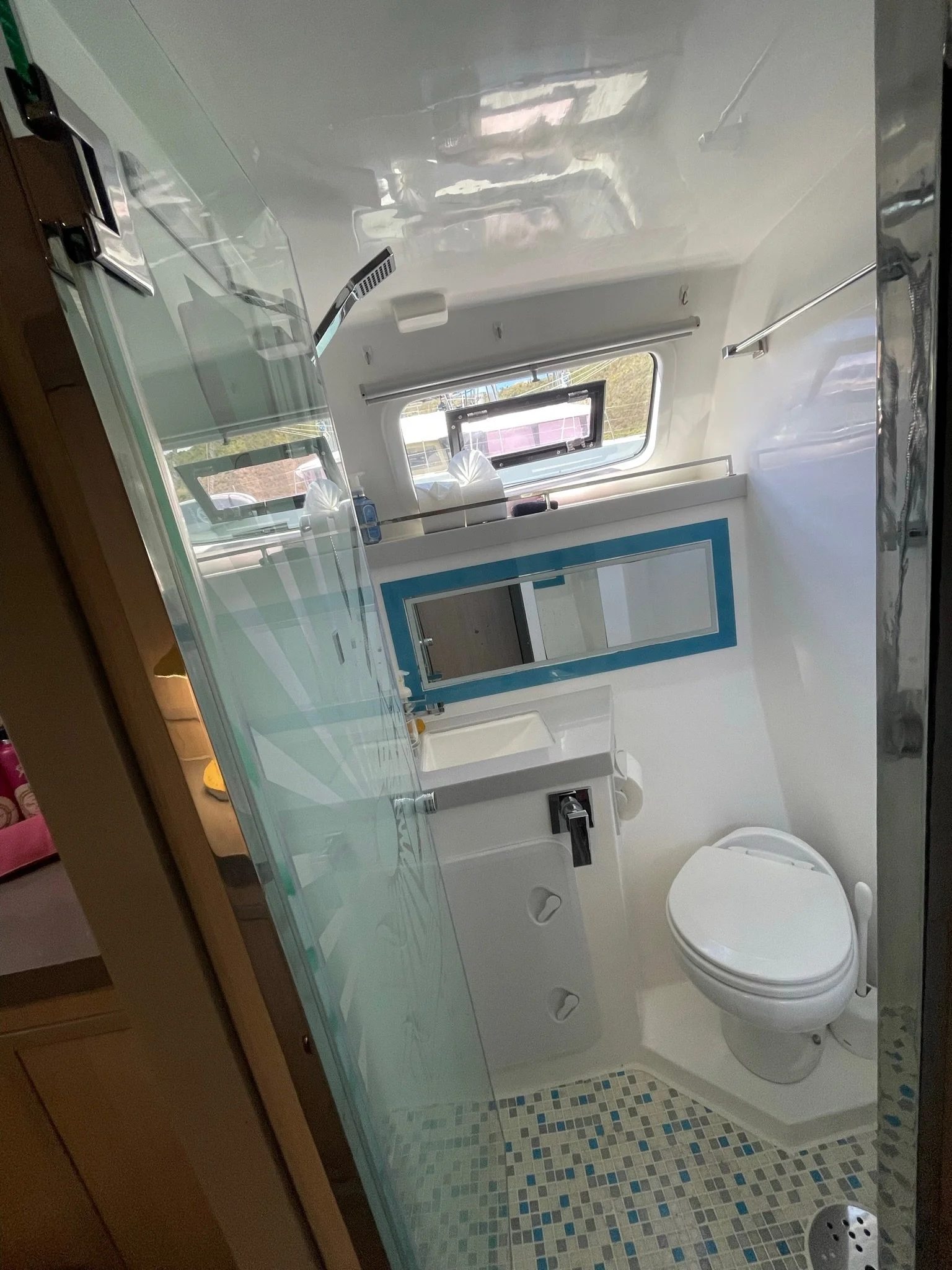 Port Rear Cabin Wet Head