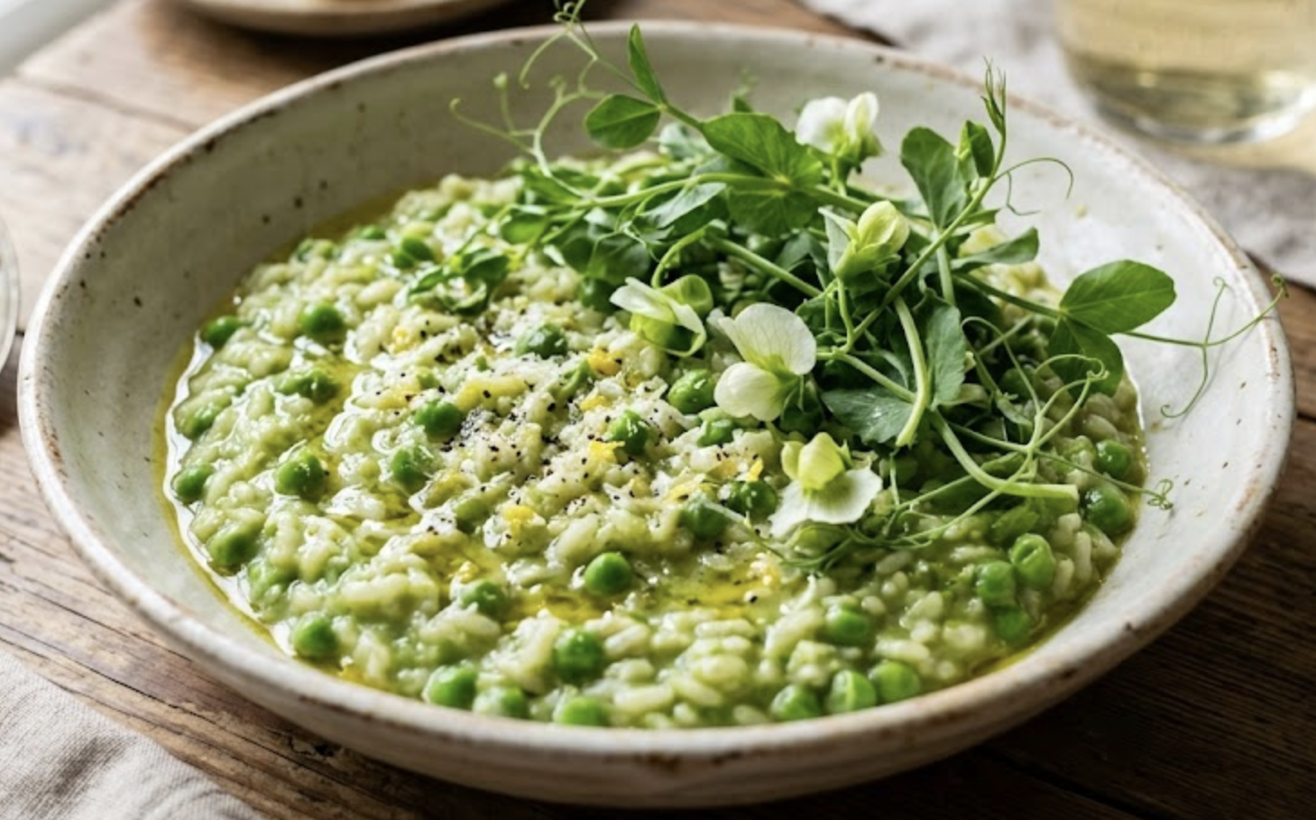 Spring Pea Risotto