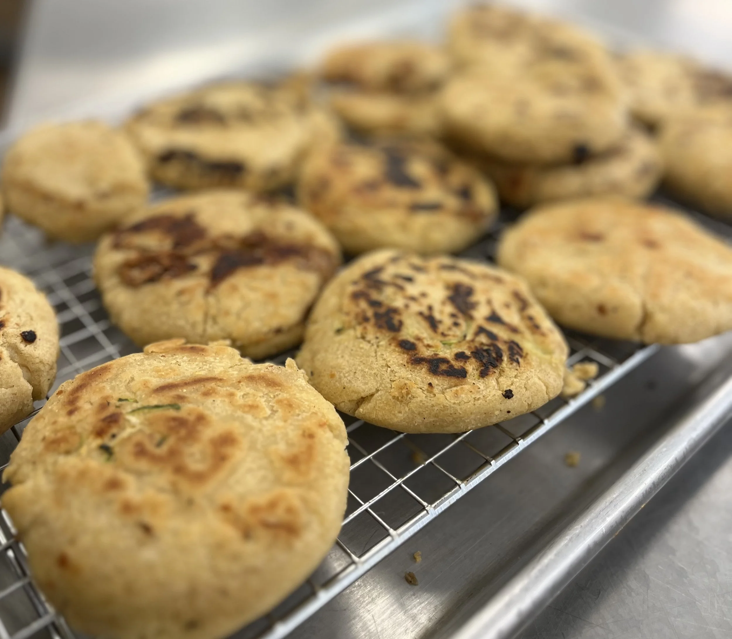 Pupusas with Homemade Salsa