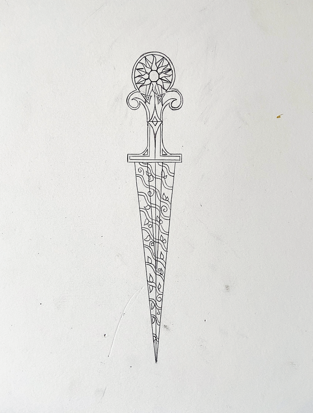 Jaclyn Joyce
Dagger Design, 2012
Zebra pen and permanent marker