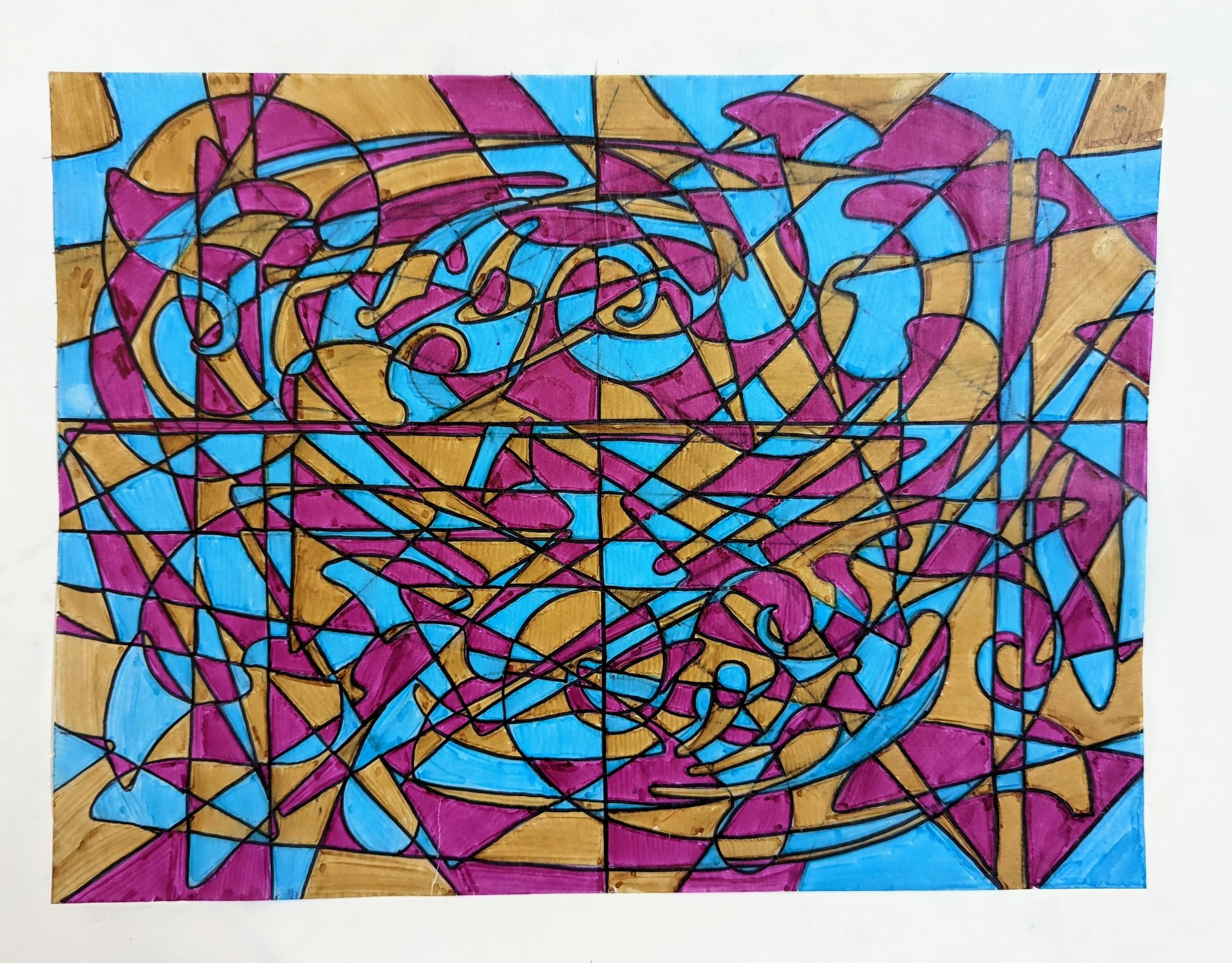 Jaclyn Joyce
Untitled Design, 2012
Lumocolor Permanent Markers 