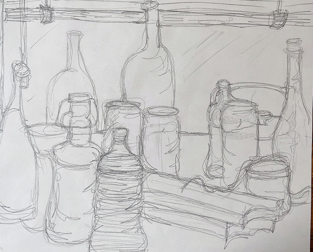 Jaclyn Joyce
Glassware, 2012
Graphite pencil