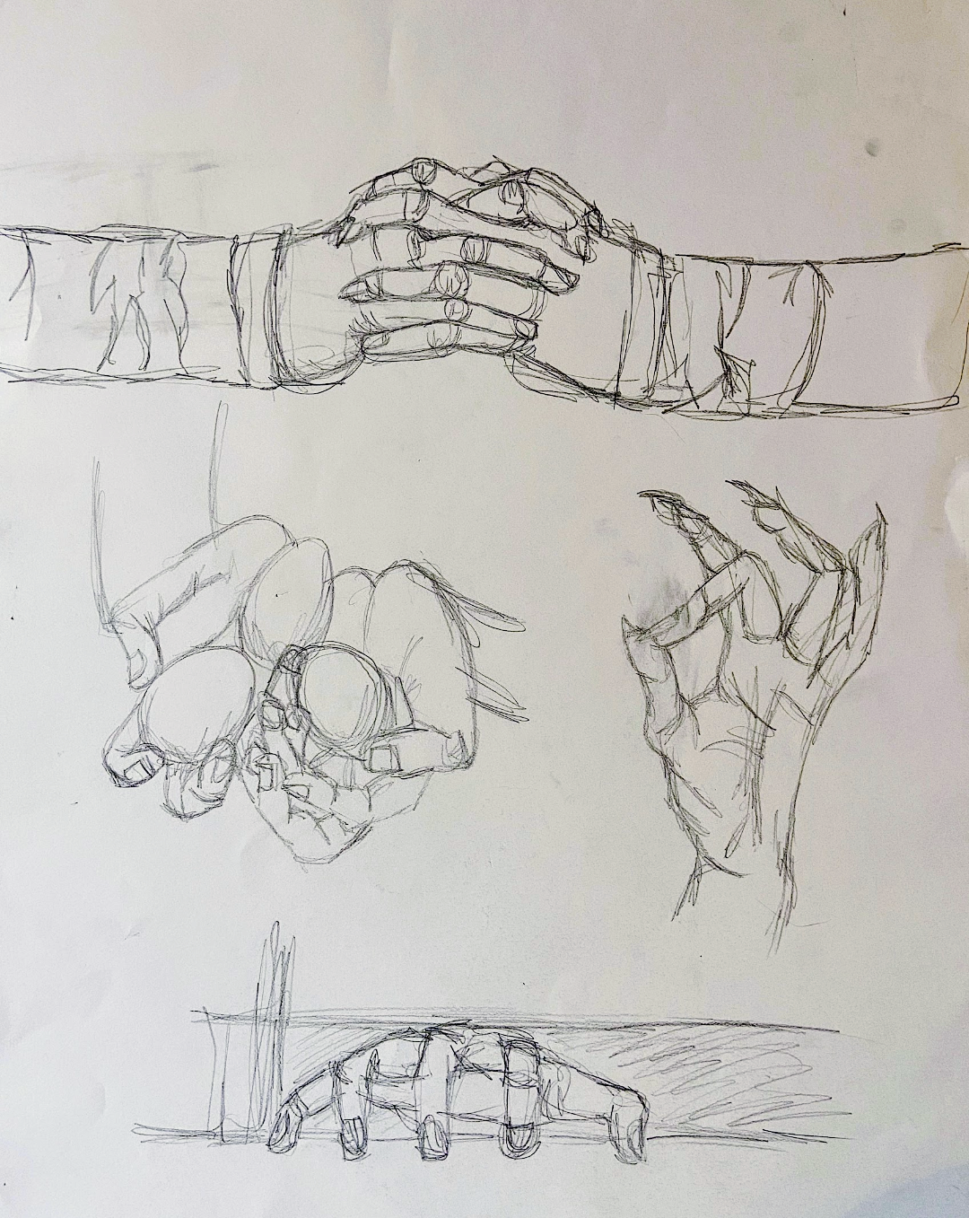 Jaclyn Joyce
Hands, 2012
Graphite pencil