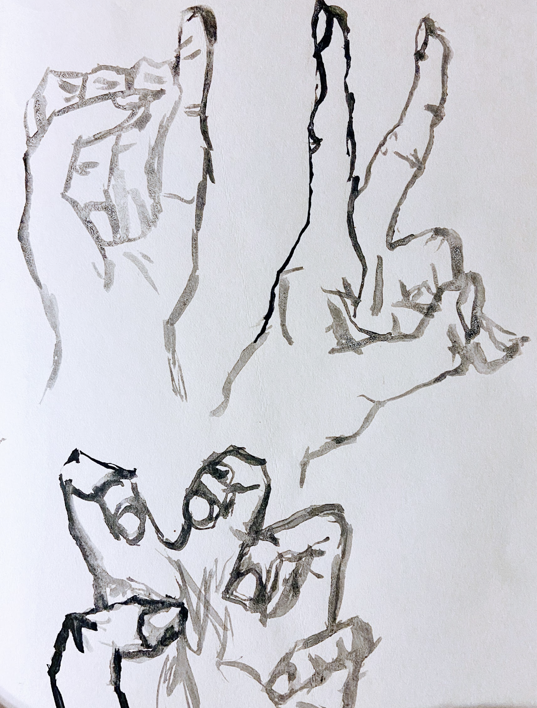 Jaclyn Joyce
Hands, 2012
Ink painting