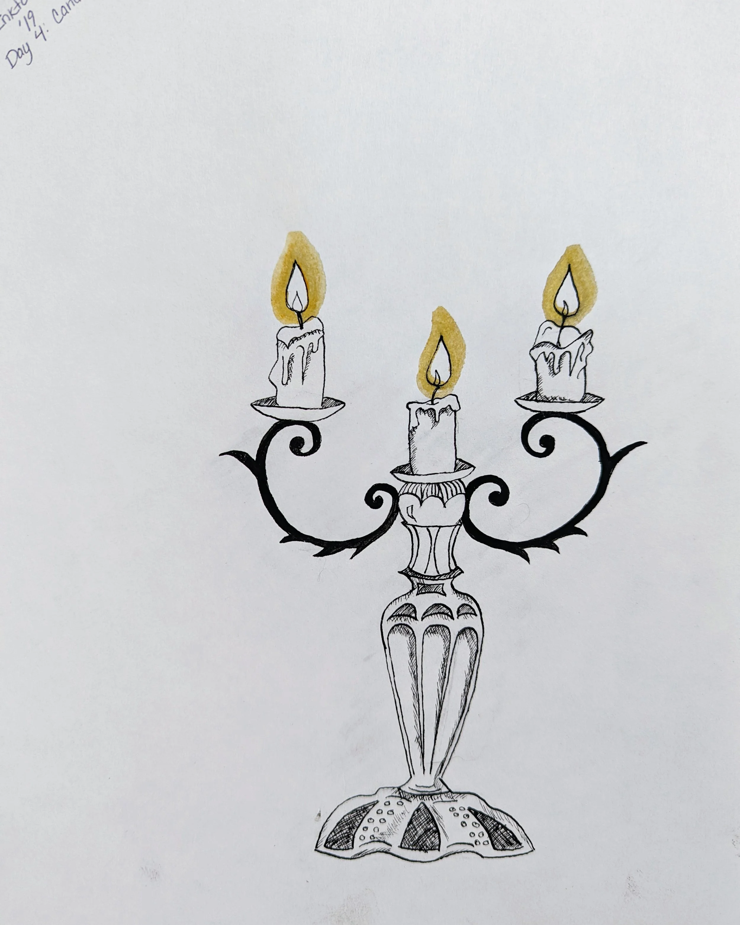 Jaclyn Joyce
Candelabra, 2020
Gouache and india ink