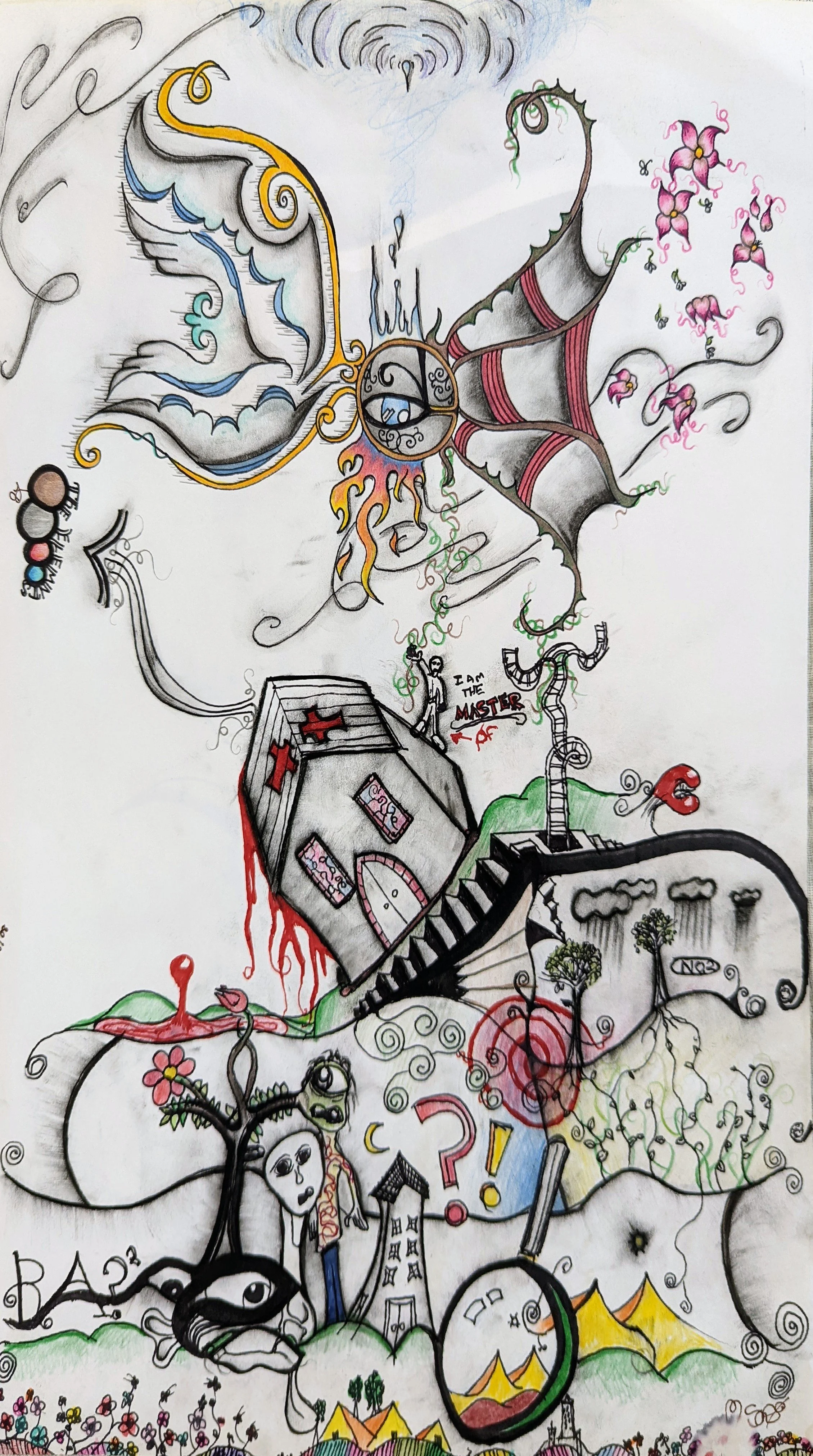 Jaclyn Joyce and Mike Sori
The Master, 2010
Colored pencil, india ink and zebra pen