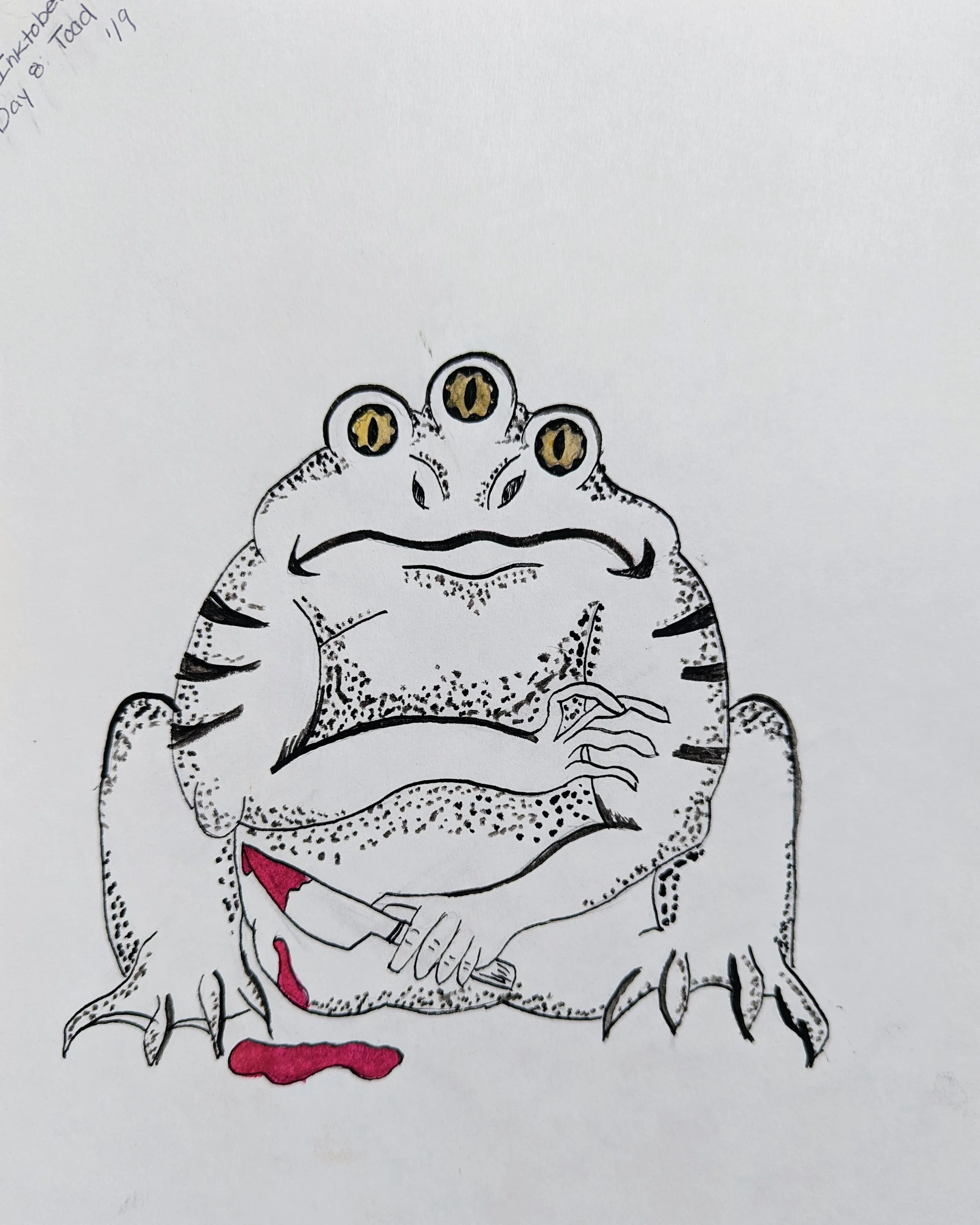 Jaclyn Joyce
The Third Eye, 2019
Gouache and india ink