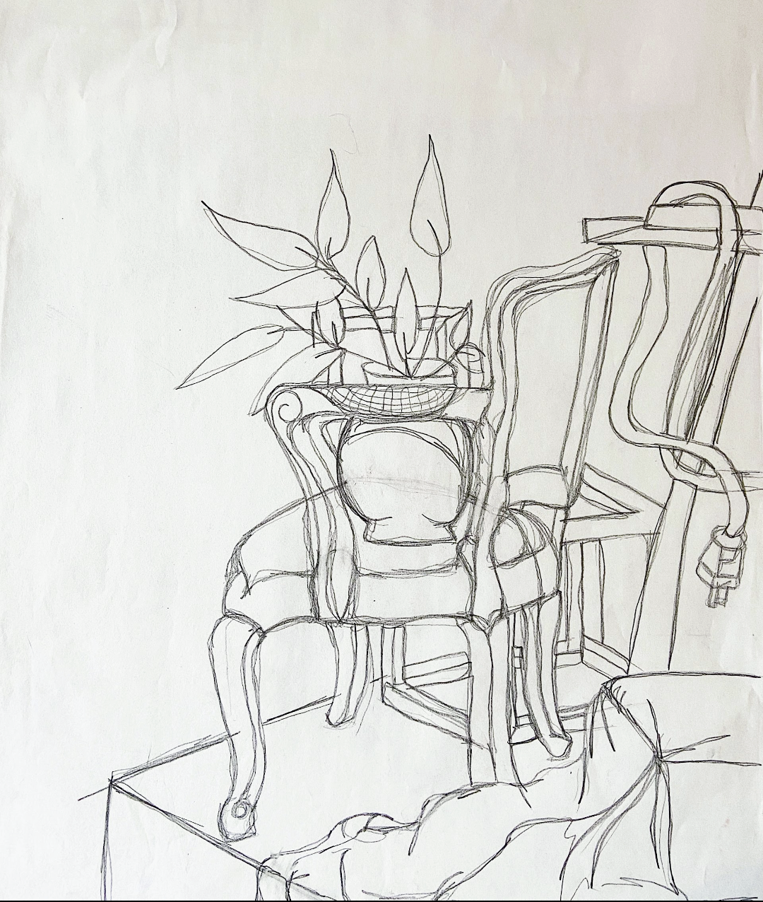 Jaclyn Joyce
Plant on Chair, 2012
Graphite pencil