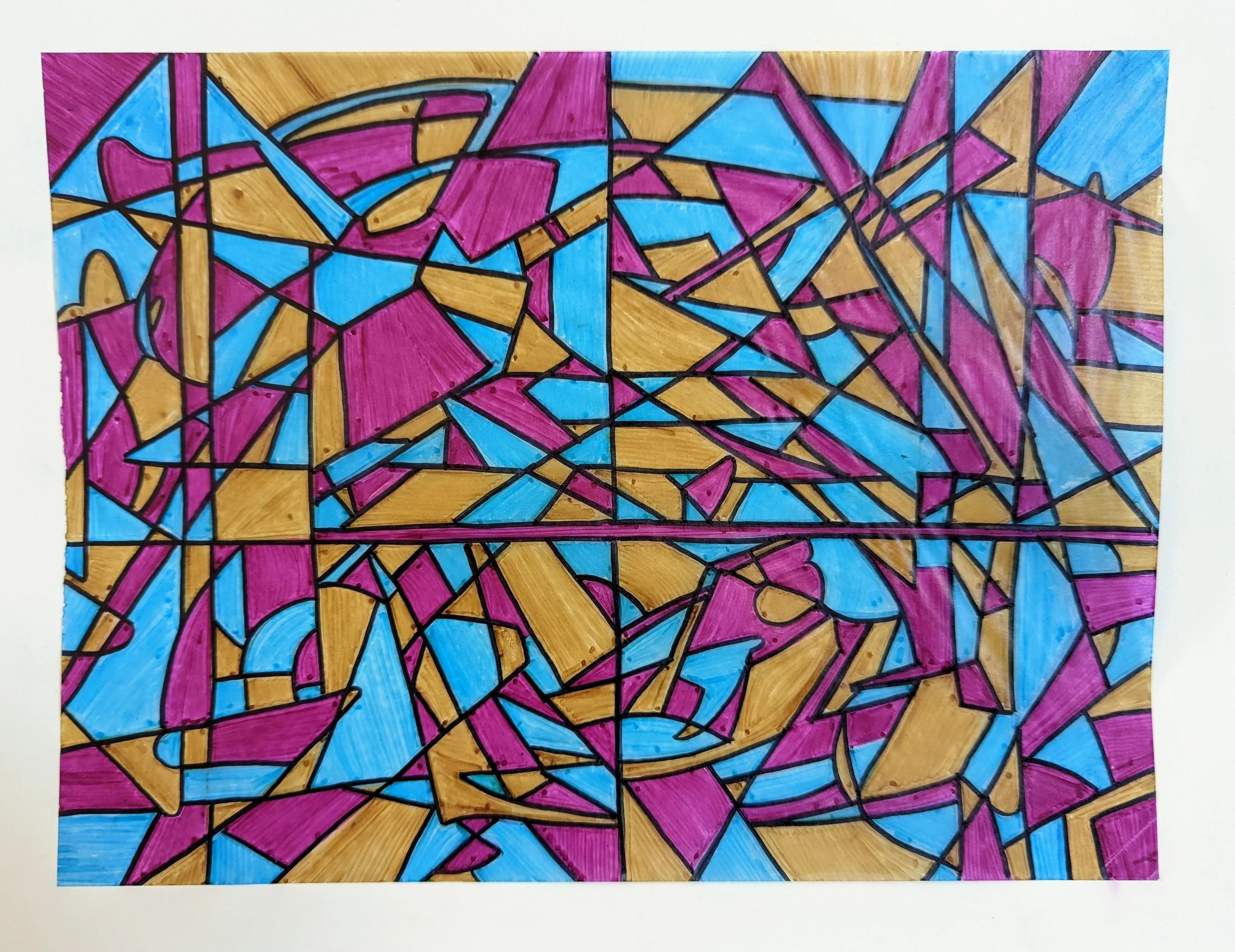 Jaclyn Joyce
Untitled Design, 2012
Lumocolor Permanent Markers 