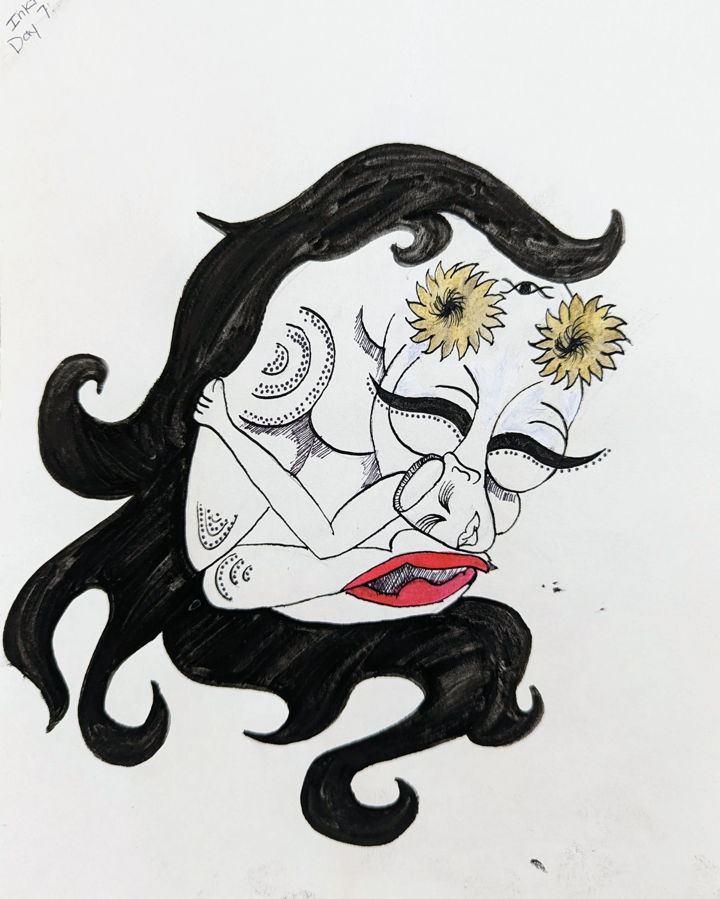 Jaclyn Joyce
Bend Over Backwards, 2020
Gouache and india ink