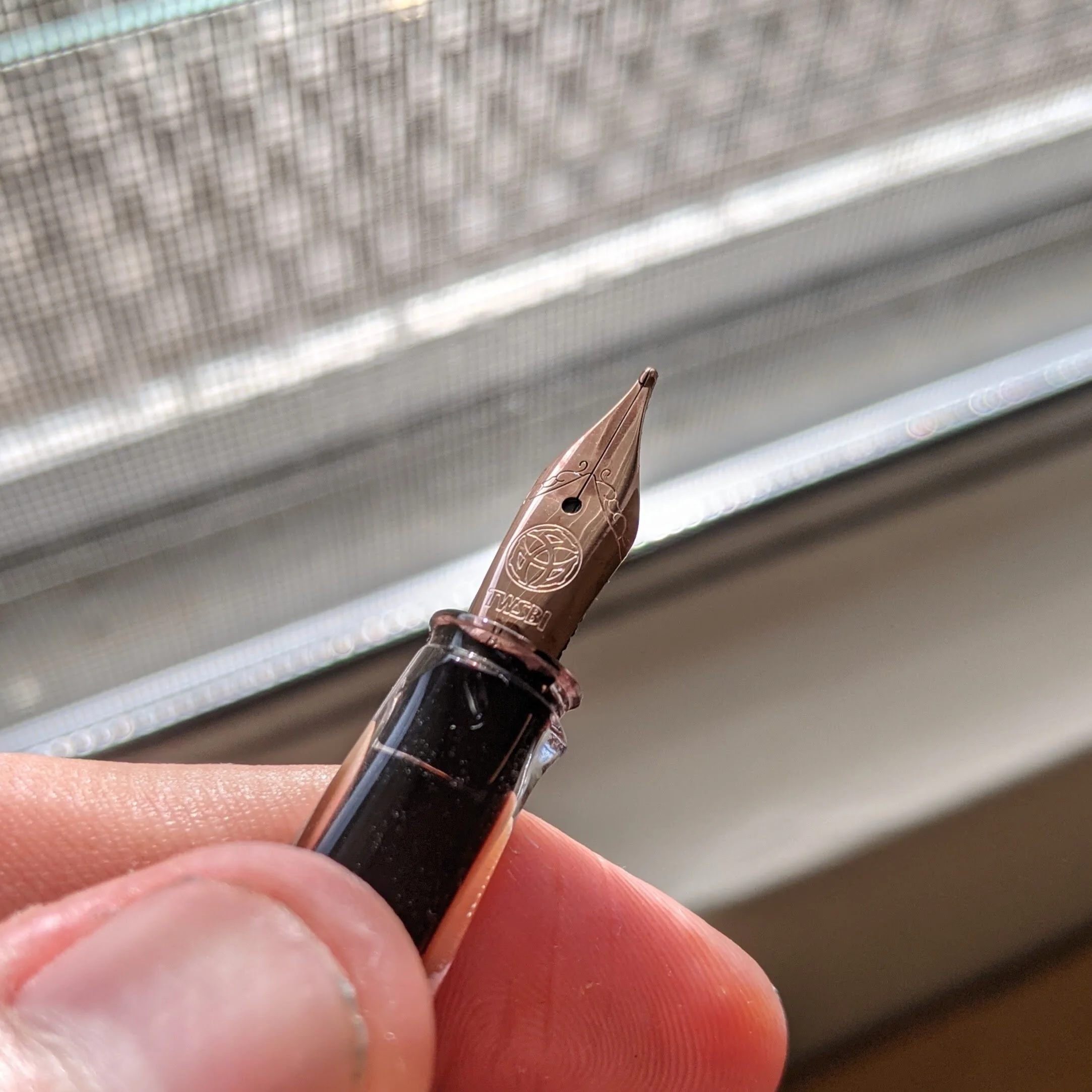 One of my favorite limited editions, the rose gold TWSBI Eco