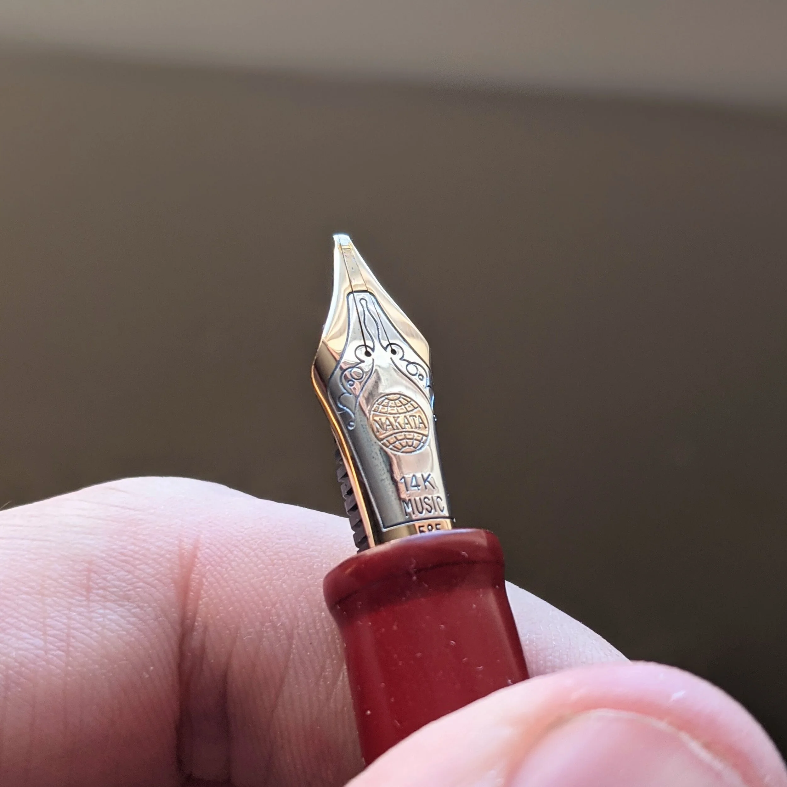 I find that Platinum nibs especially my music nibs are very squeaky