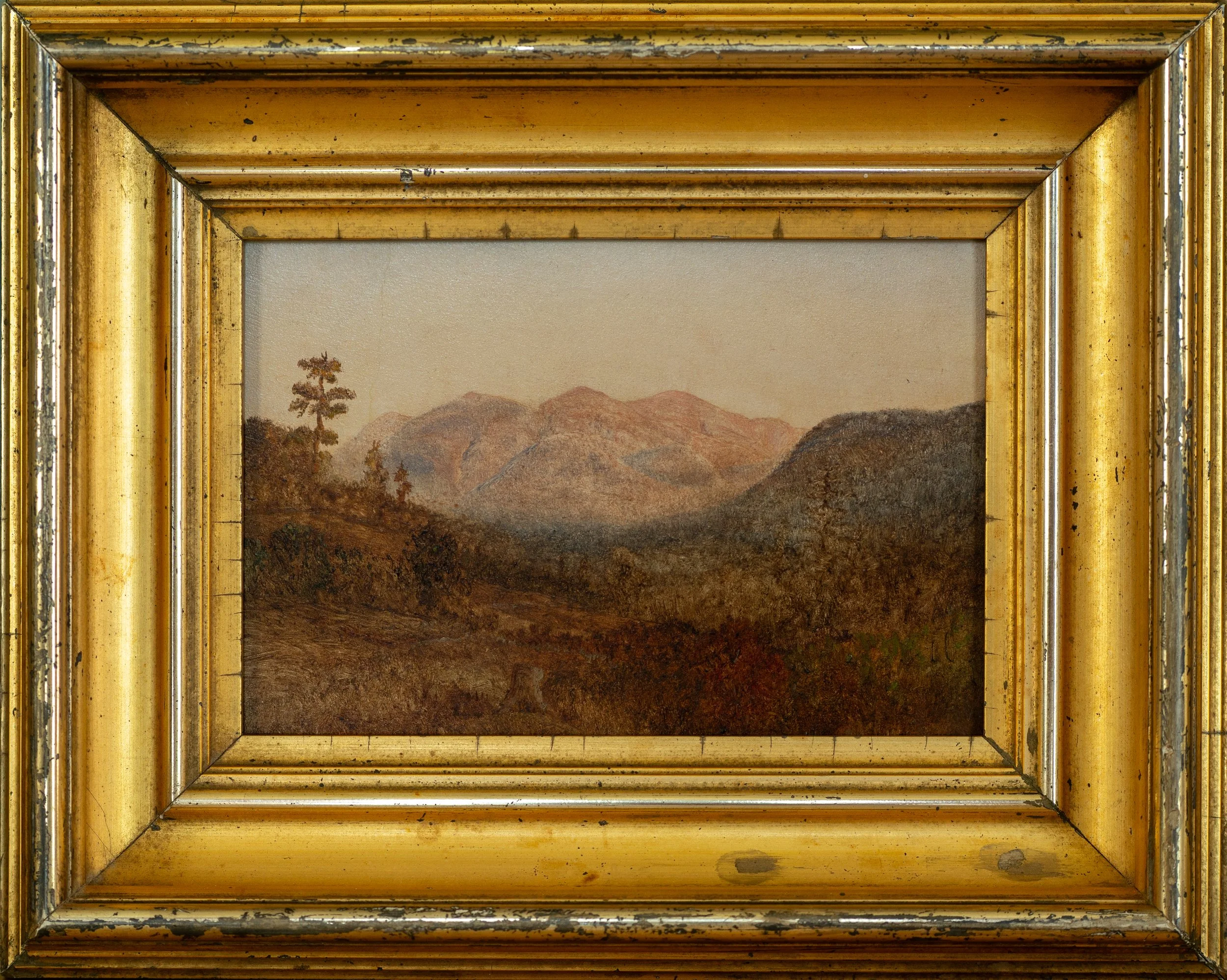 Attributed to John Frederick Kensett, Bergen Park, Colorado, Oil on Paper, 6.625" x 8.875", Inquire For Price