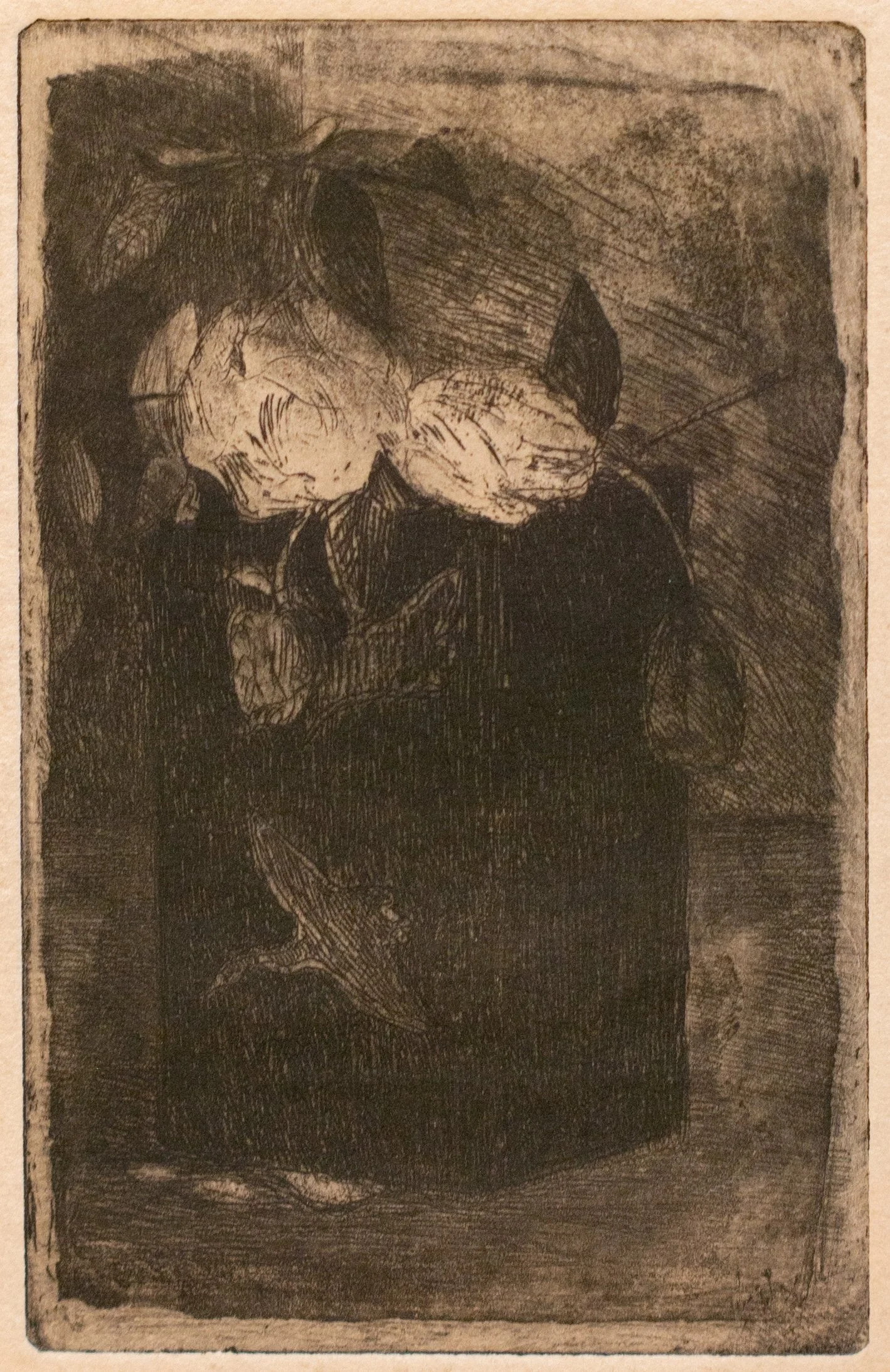 William McGregor Paxton, Bouquet, 3.525" x 2.375", $350