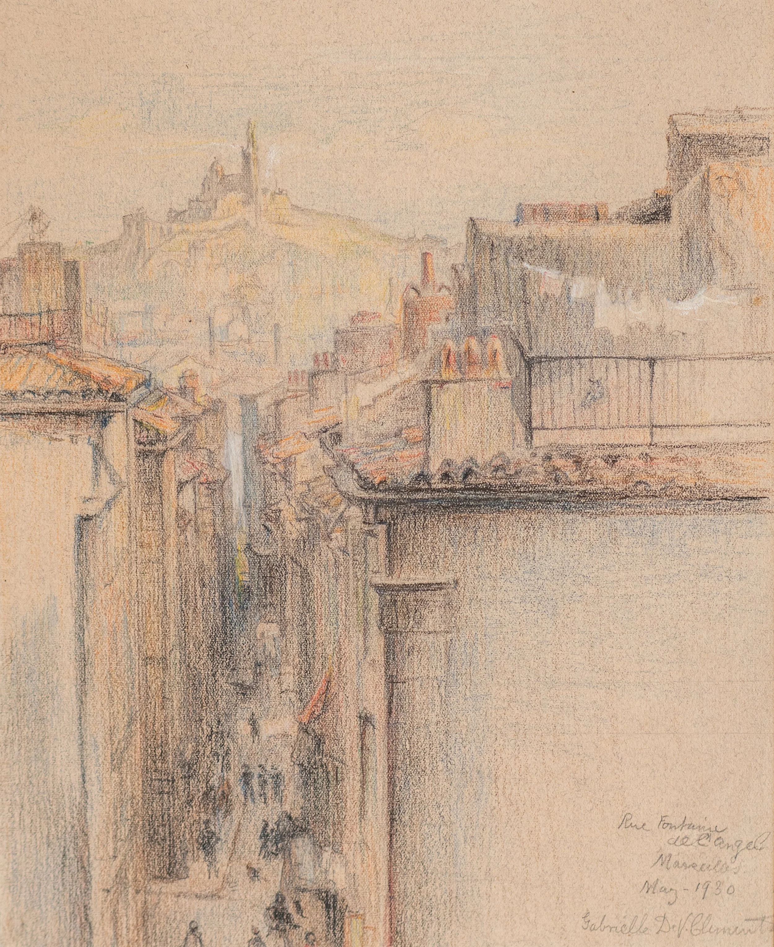 Gabrielle de Veaux Clements, Marseille, 1930