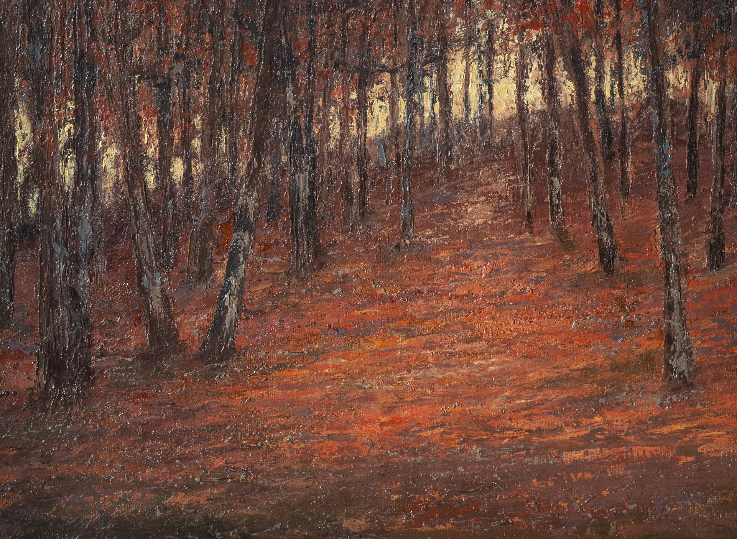 American School, Twilight Forest, O/C, 10" x 14", $1,500