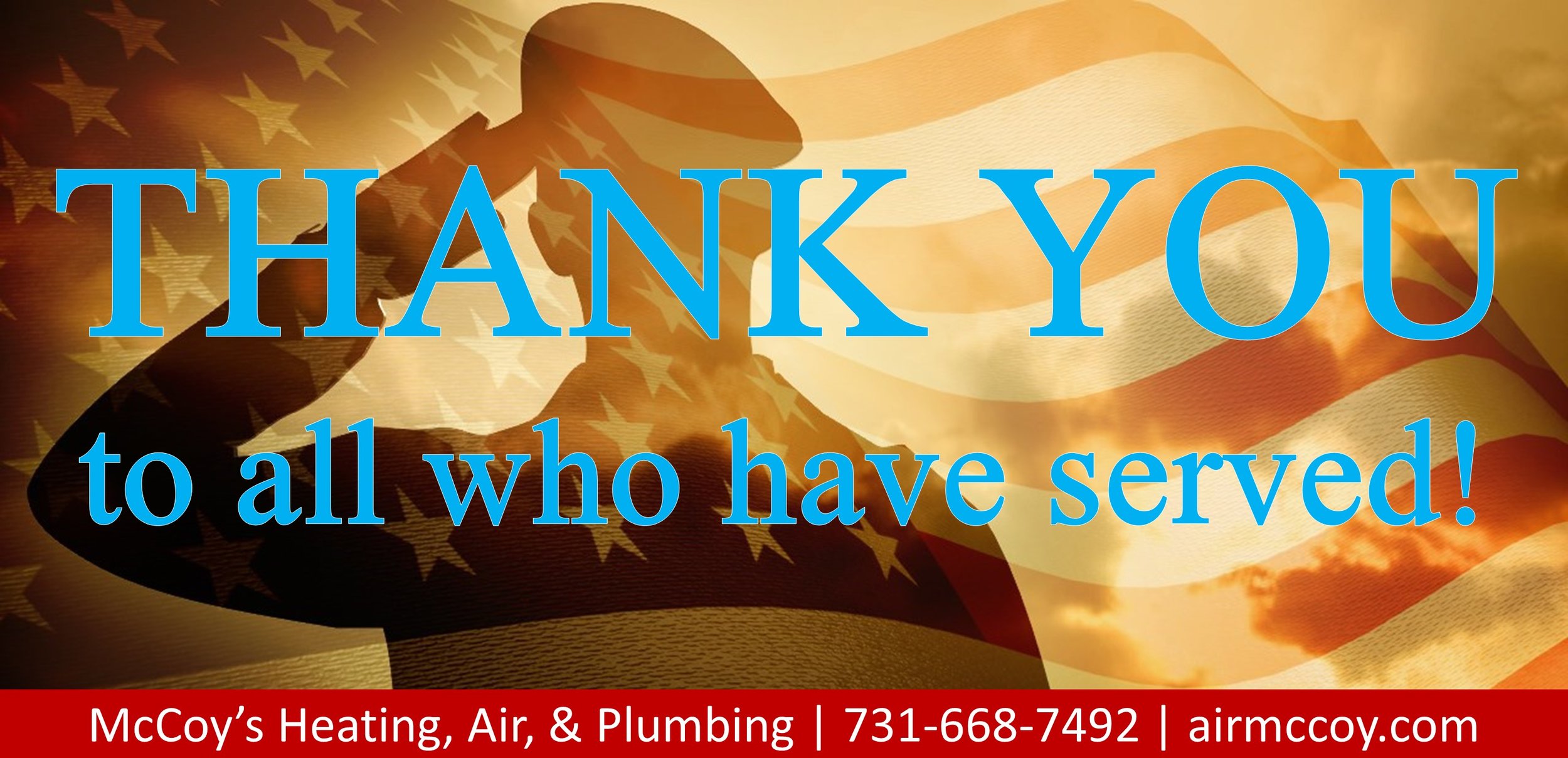 Thank You for Your Service