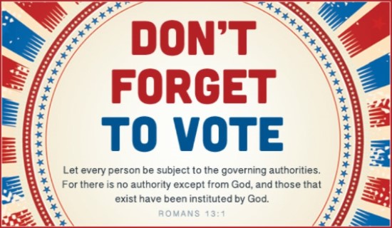Don't forget to Vote