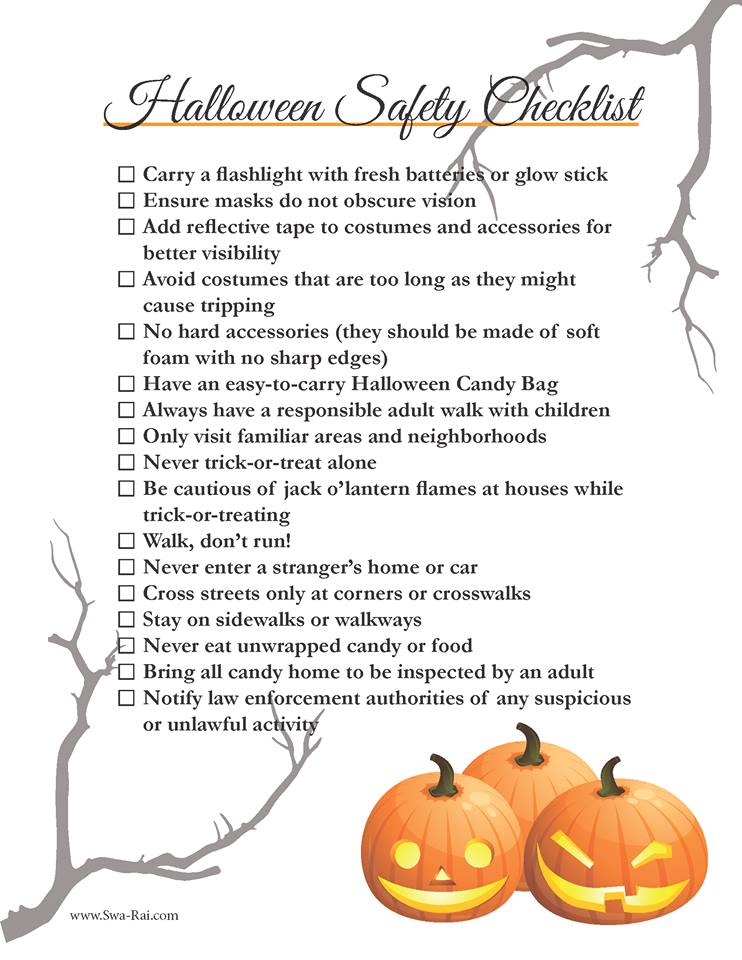 Safety Tips for Trick or Treat