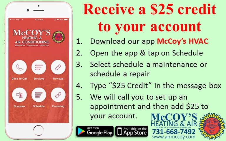 Receive a $25 Credit to Your Account
