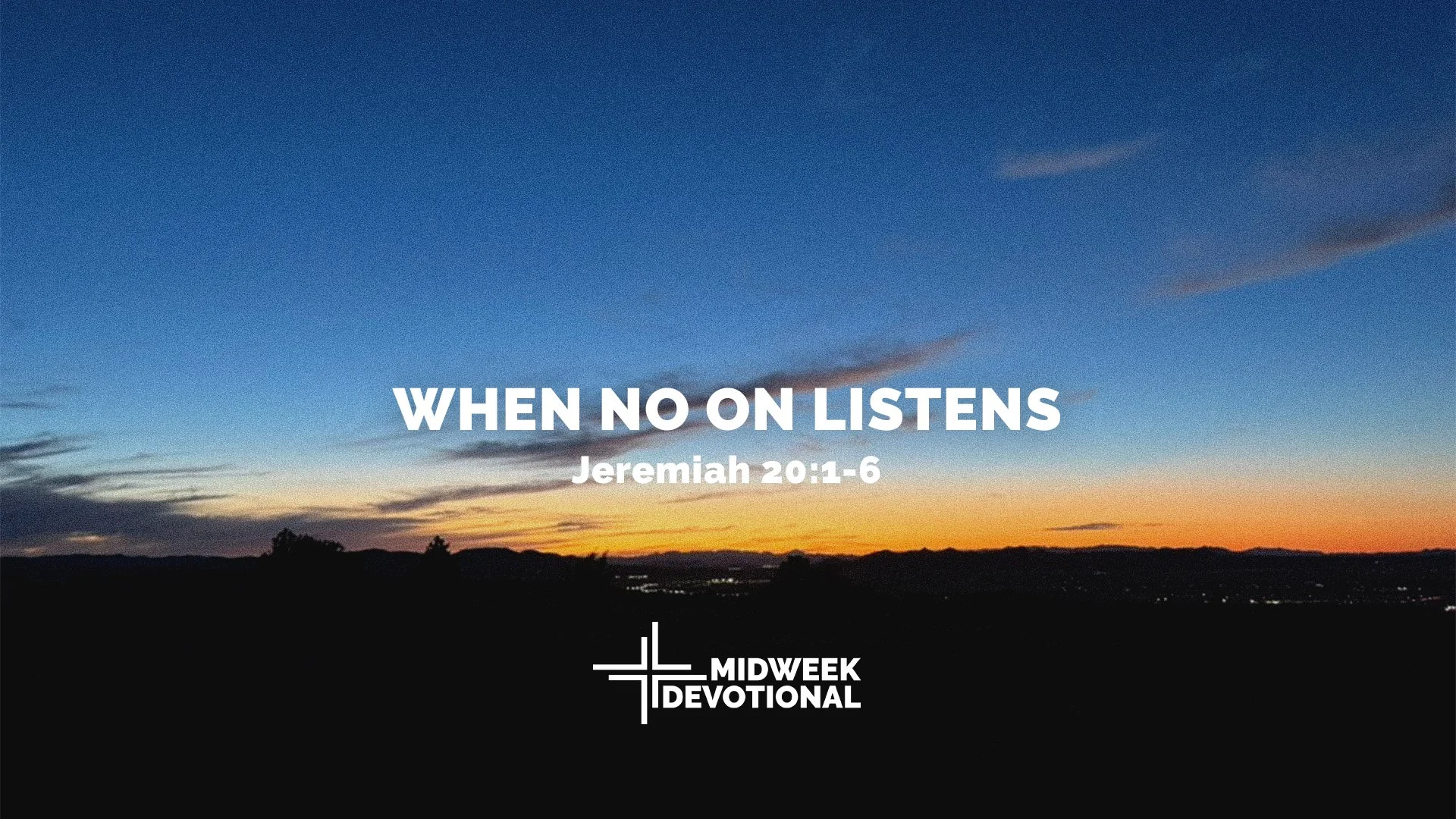 When No One Listens