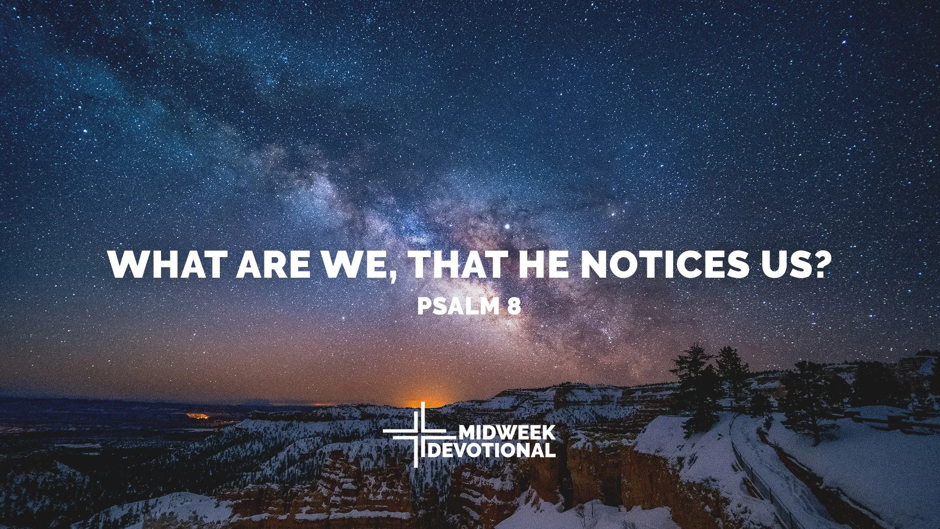 What Are We, That He Notices Us?