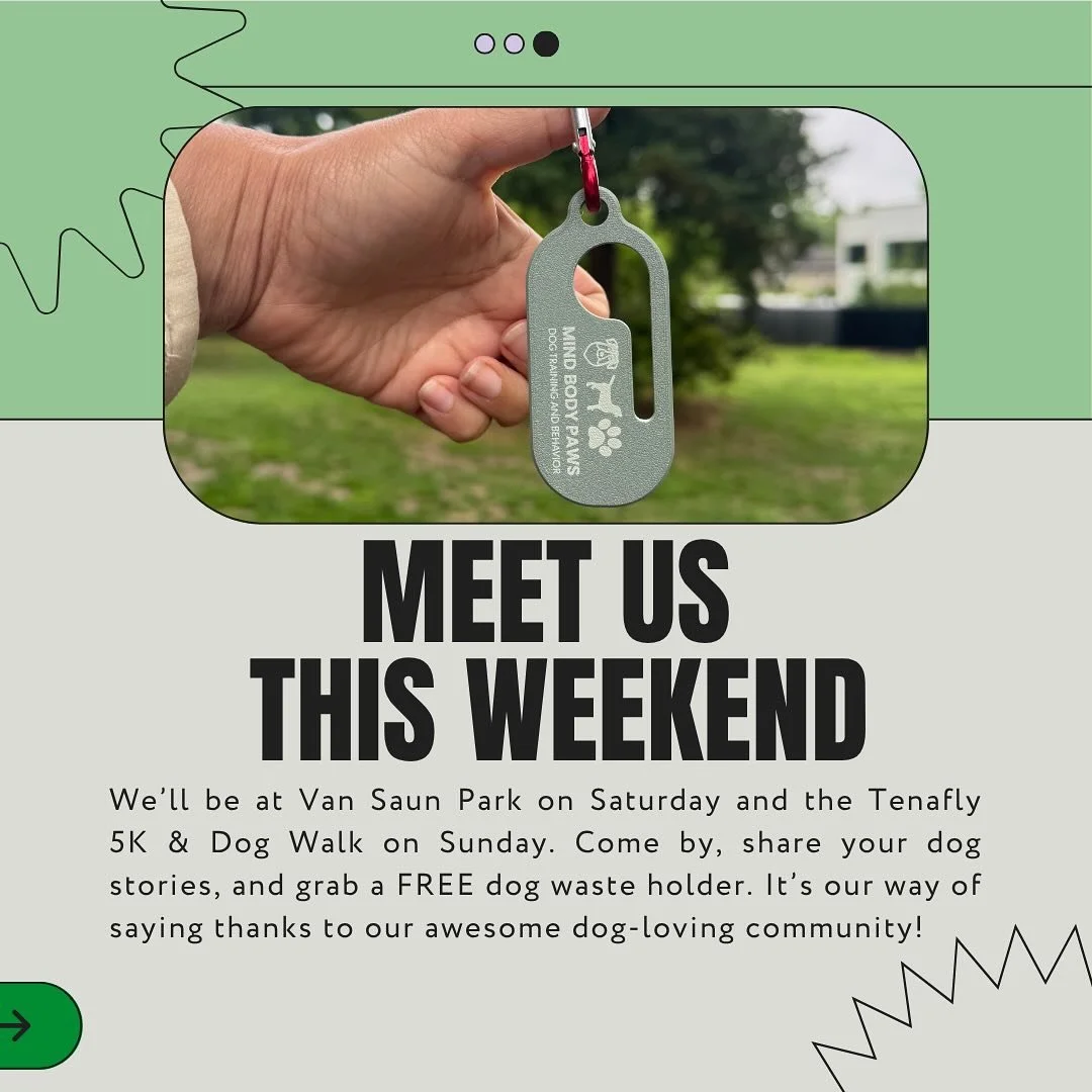 Hope to see you this weekend! 
Van Saun Park, Saturday 11-4
Tenafly 5k & Dog Walk, Sunday 8-11
#cresskill #tenaflychamber #indigopups #bergencountydogs