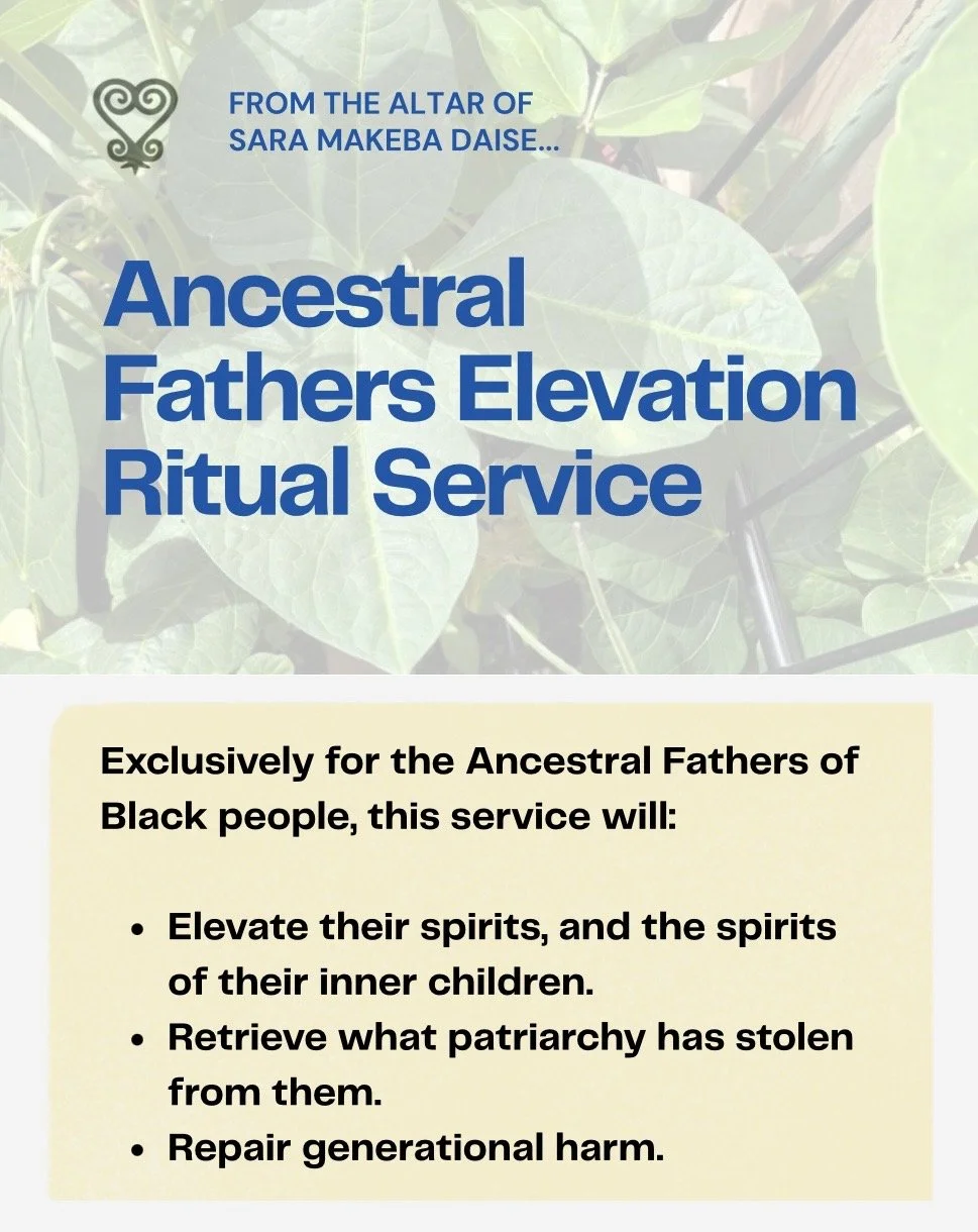 Ancestral Fathers Elevation Ritual Service