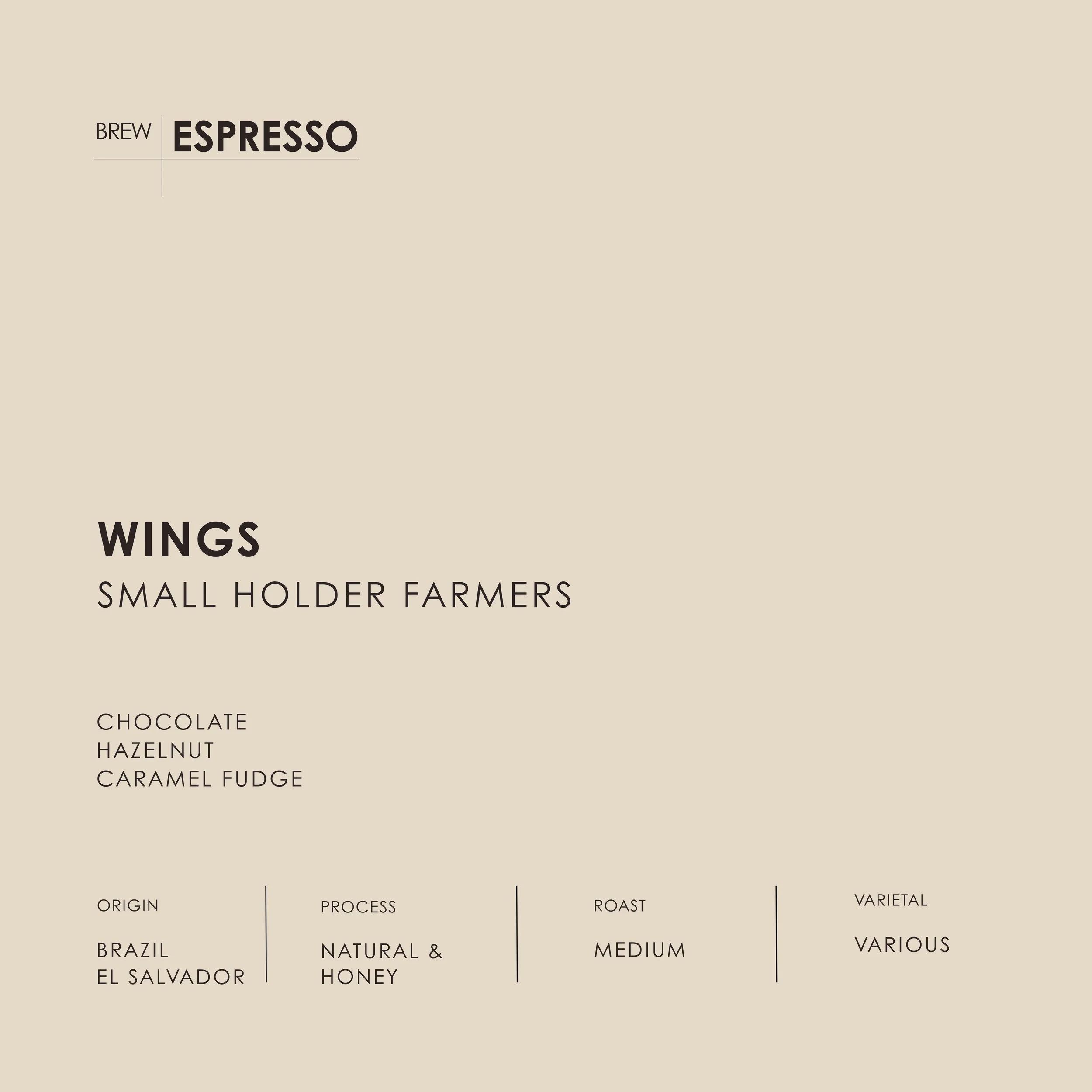 WINGS - ESPRESSO