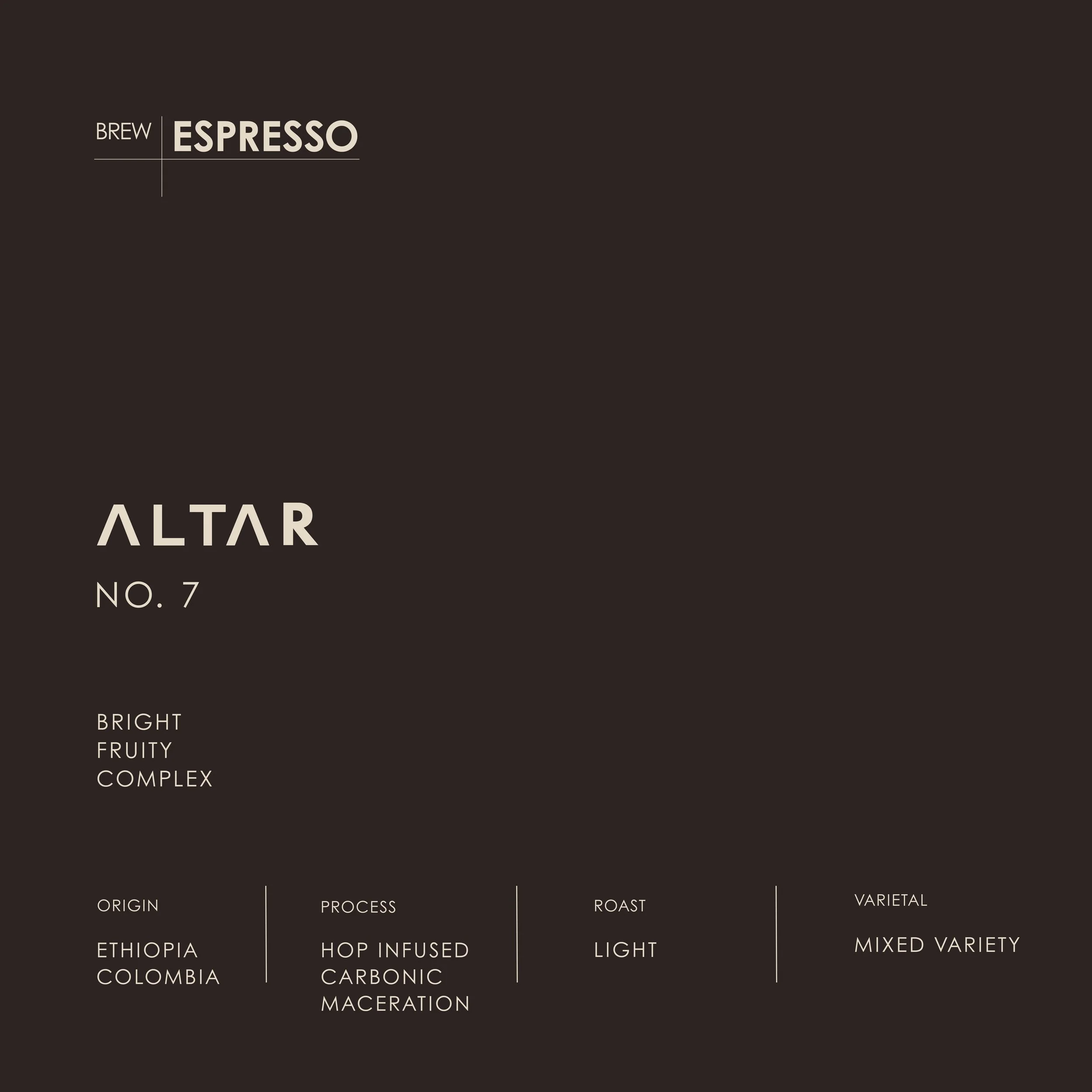 ESPRESSO NO. 7