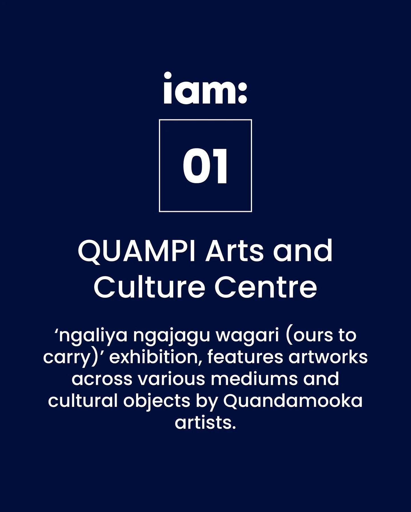Proudly Announcing Stop 1 - 
2025 Straddie Arts Trail

QUAMPI Arts &amp; Culture Centre

QUAMPI is our Island&rsquo;s new First Nations owned and operated Arts and Cultural Centre on Minjerribah | North Stradbroke Island overlooking the serene
waters