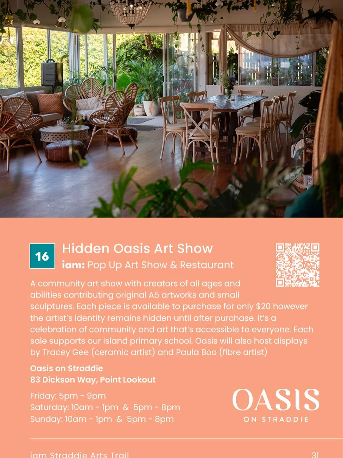 🎭🌴 Ooh&hellip; who will you discover at the Oasis Hidden Gallery?

Could it be your favourite island artist, local maker, or a well-known community member? There&rsquo;s only one way to find out&hellip; 👀

Explore the Oasis Hidden Gallery Exhibiti