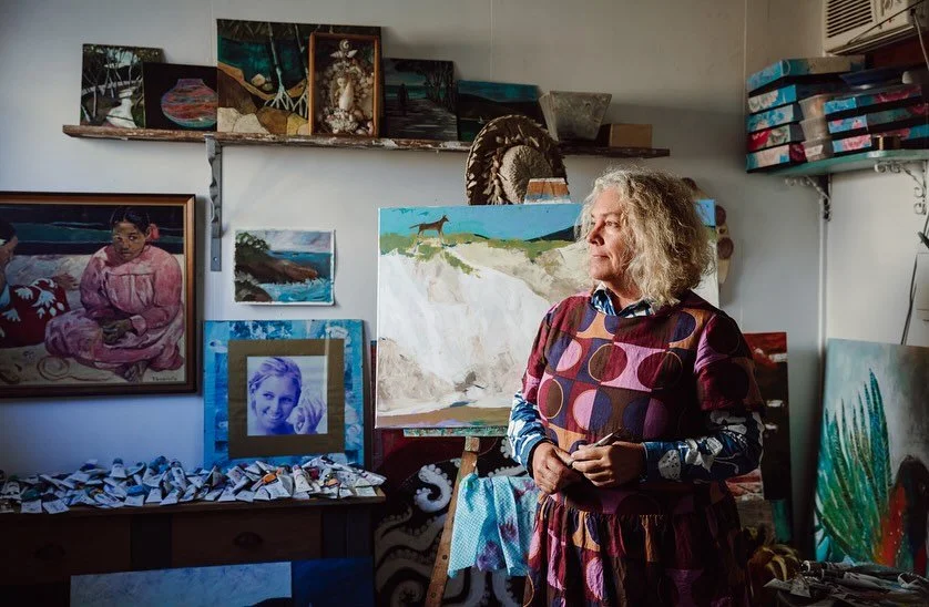 🌊 Stop 24 &ndash; Jennie Truman at Cloud Fish Gallery &amp; Bookstore 🎨

Meet Jennie Truman, an island artist whose paint and pencil works capture the visual and sensory poetry of Minjerribah. From windswept sands and rocky headlands to tranquil cr