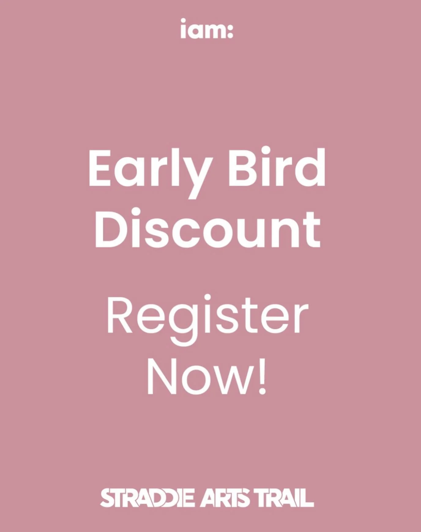 We are in planning mode - register early! It&rsquo;s the easiest way to help our volunteers. Xx
www.iamstraddie.com.au